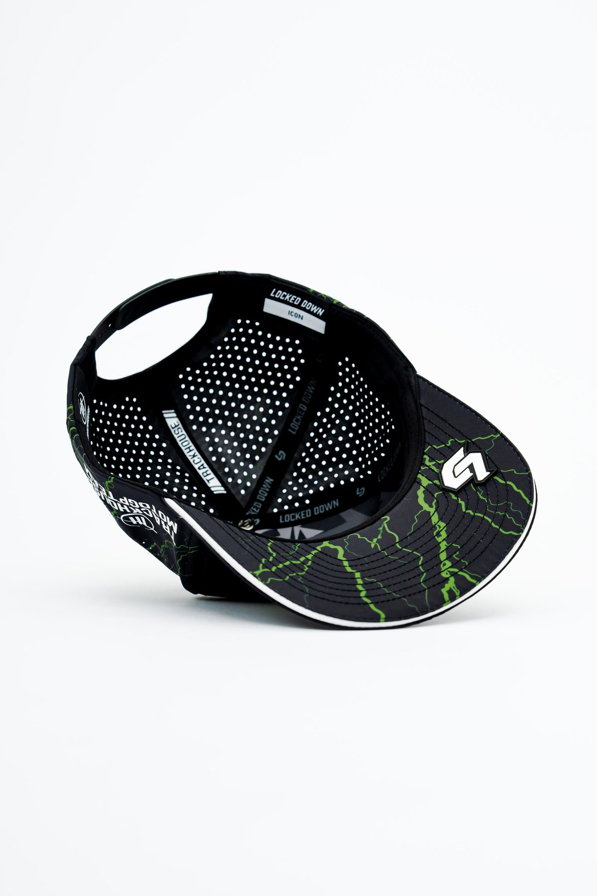 Locked Down Brands Premium Water Resistant ICON Snapback in Collaboration with Trackhouse MOTOGP Superfile