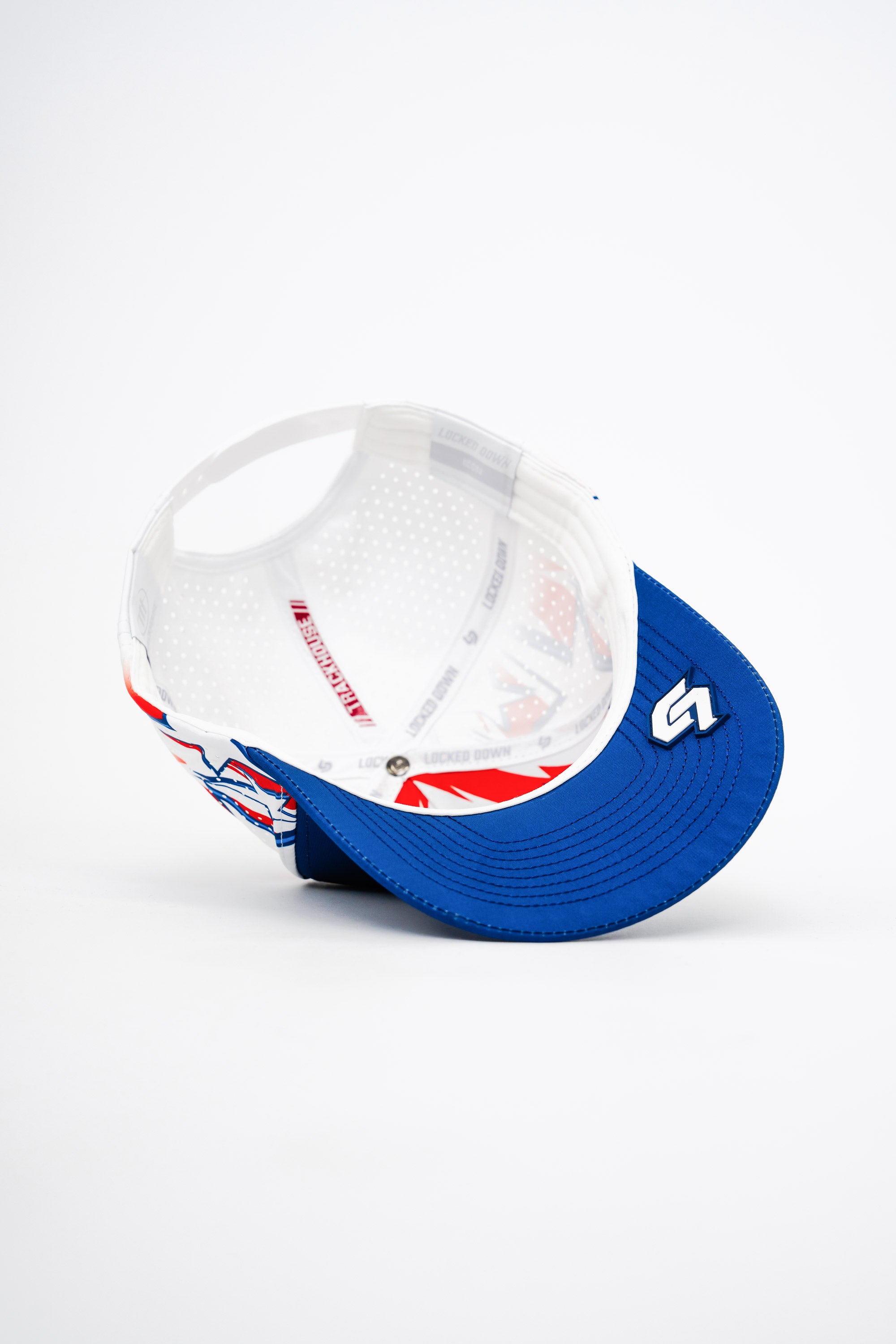 Locked Down Brands Premium Water Resistant ICON Snapback in Collaboration with Trackhouse MOTOGP and the USA GP in Texas.