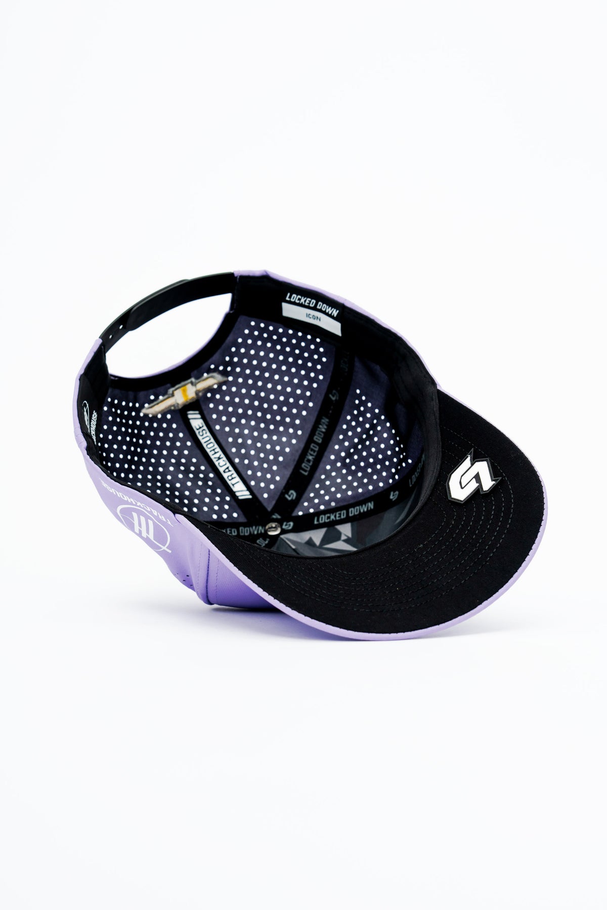 Locked Down Brands Premium Water Resistant ICON Snapback in Collaboration with Tootsies and Trackhouse Racing in NASCAR