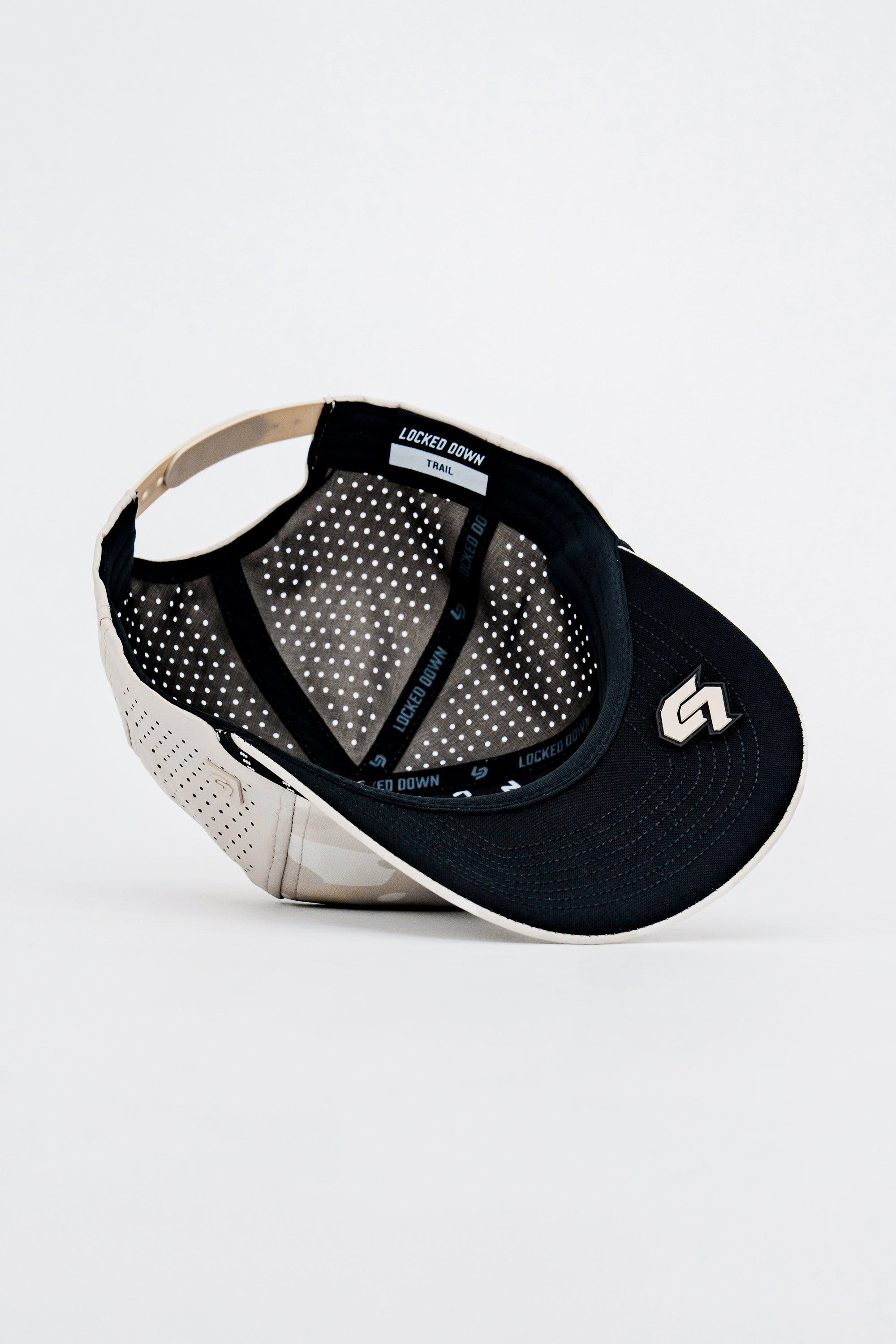 Locked Down Brands Premium Water Resistant TRAIL Block Snapback - Desert Camo