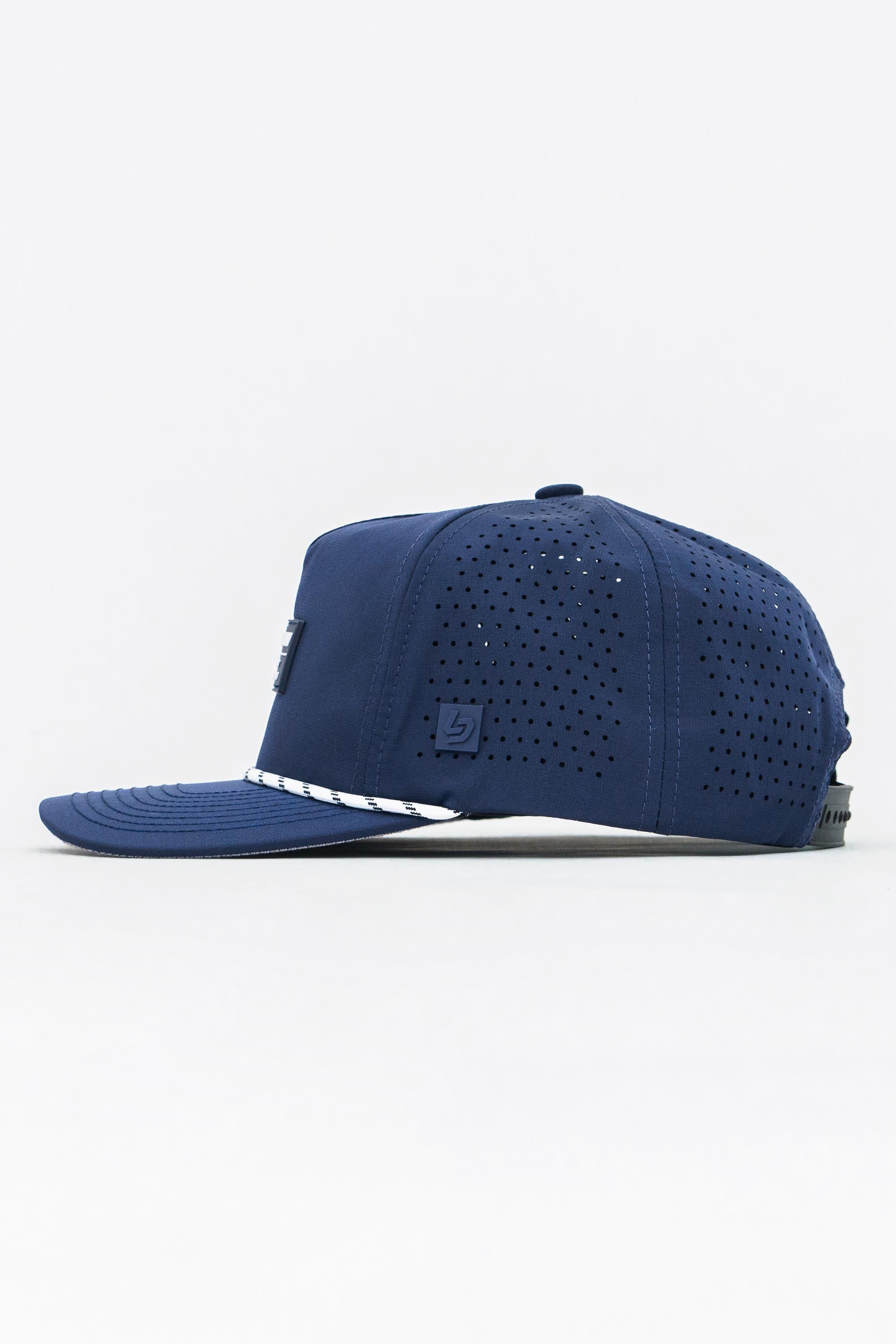 Locked Down Brands Premium Water Resistant TRAIL Block Snapback - Navy