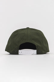 Locked Down Brands Premium Water Resistant TRAIL Block Snapback - Olive