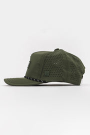 Locked Down Brands Premium Water Resistant TRAIL Block Snapback - Olive