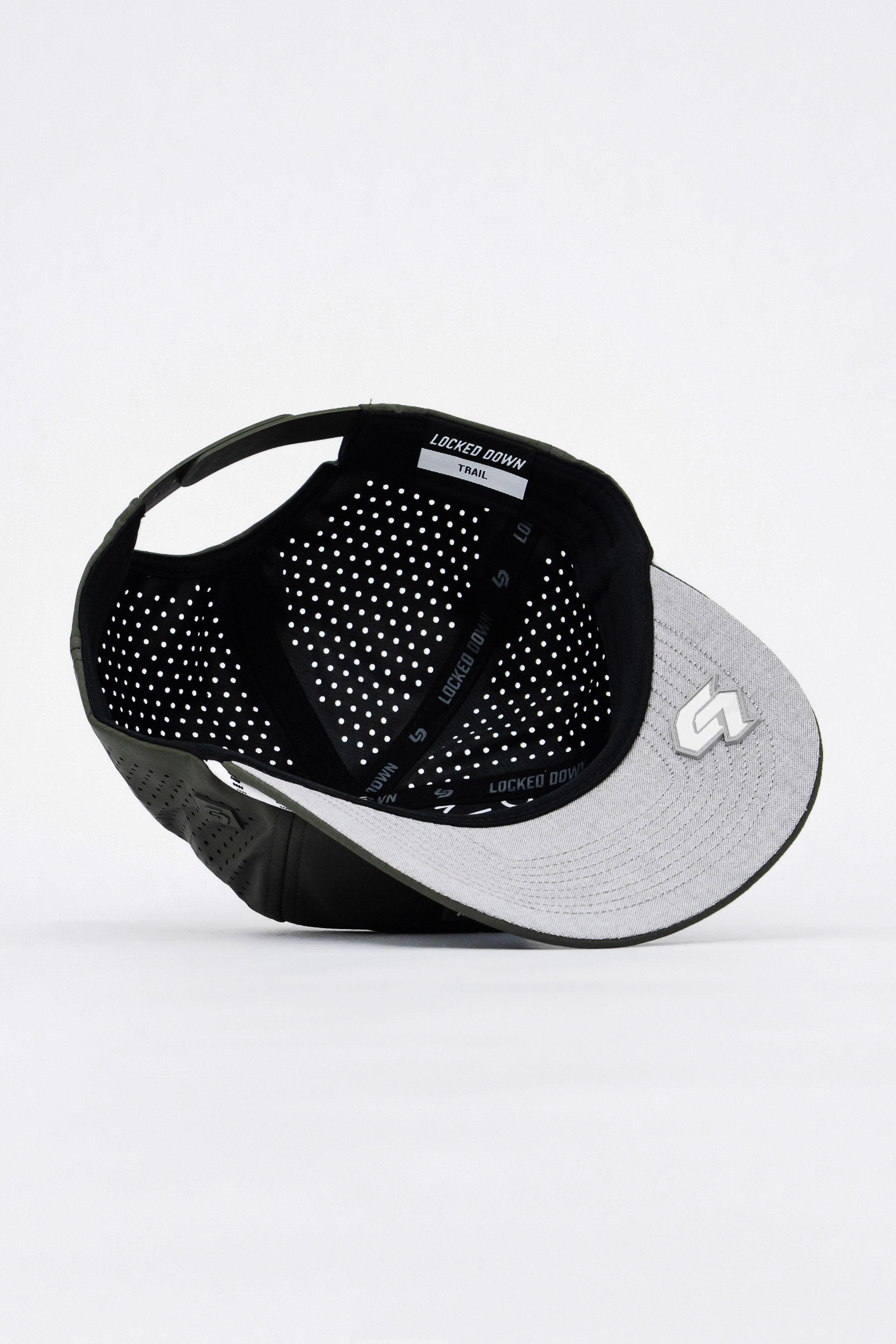 Locked Down Brands Premium Water Resistant TRAIL Block Snapback - Olive