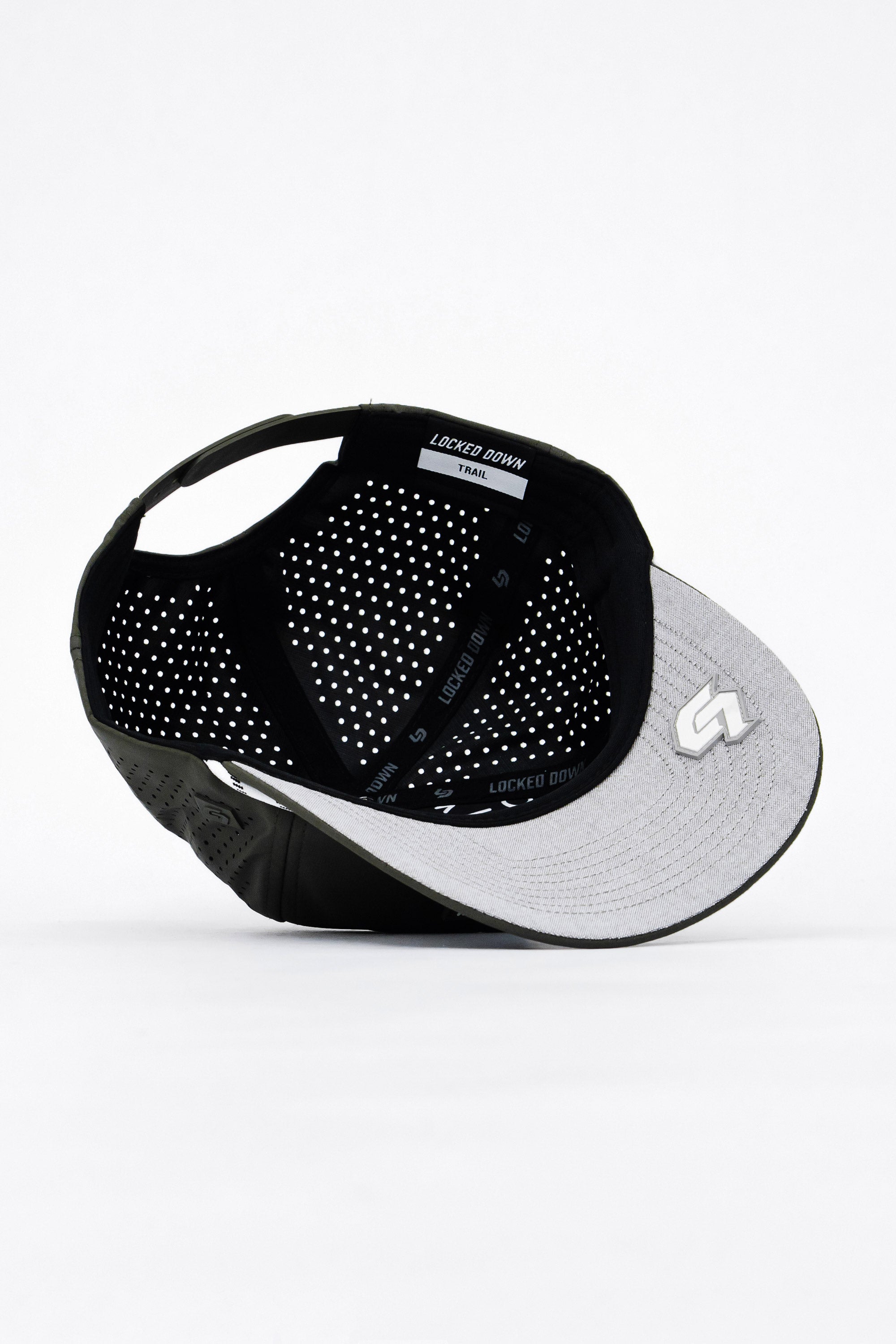 Locked Down Brands Premium Water Resistant TRAIL Block Snapback - Olive