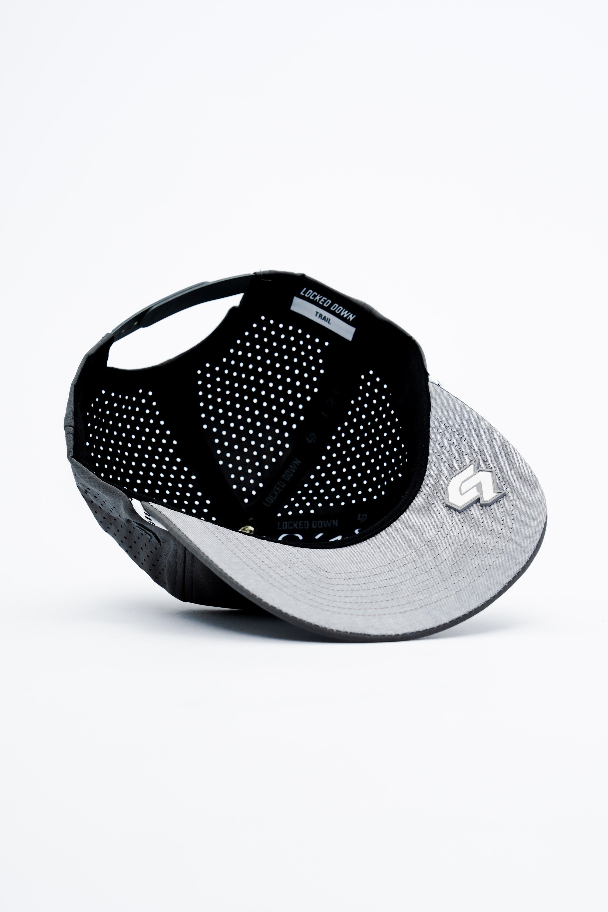 Locked Down Brands Premium Water Resistant TRAIL Block Snapback - Graphite