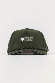 Locked Down Brands Premium Water Resistant TRAIL Block Snapback - Olive