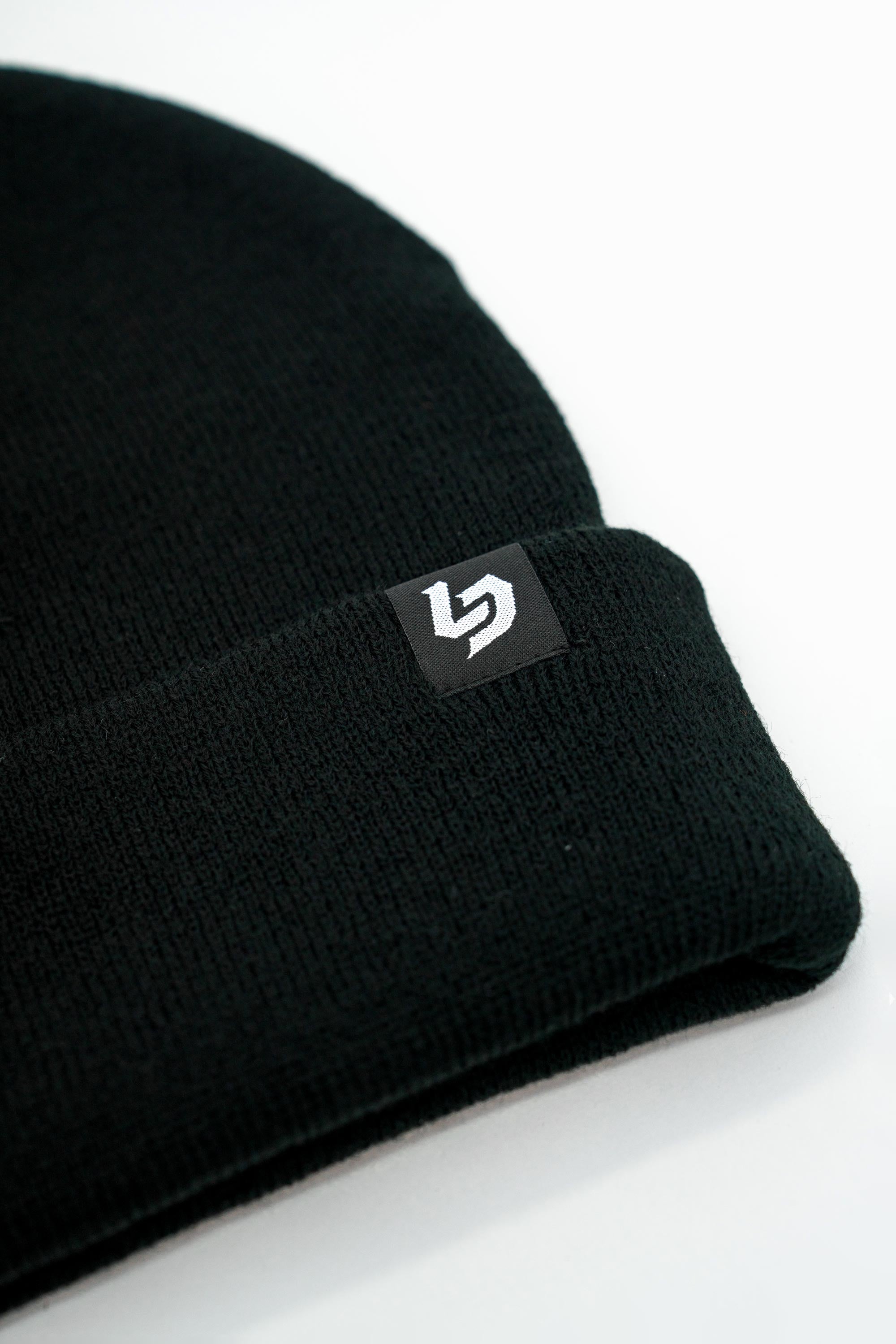 Locked Down Brands Cuff Tag Beanie - Black