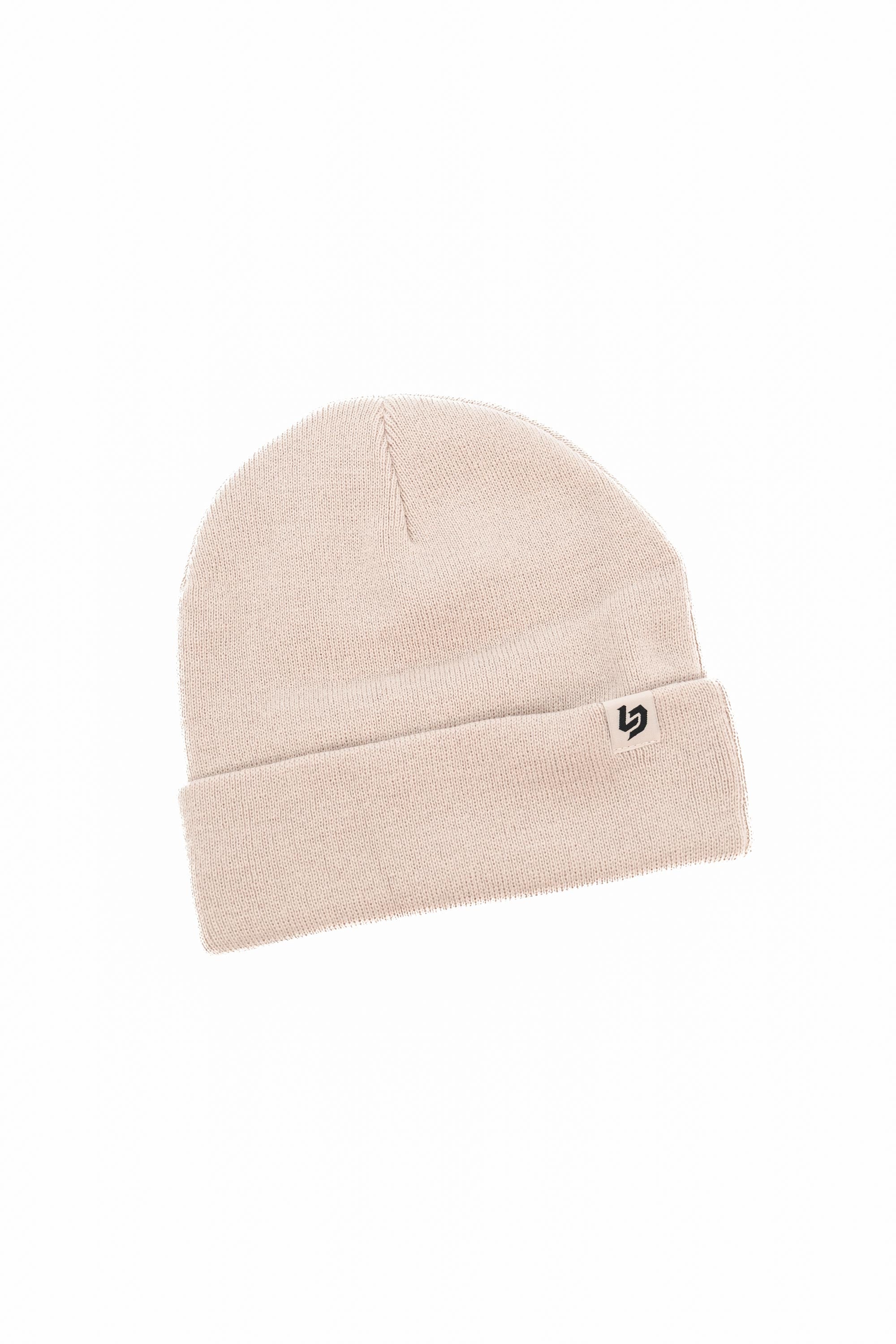 Locked Down Brands Cuff Tag Beanie - Bone
