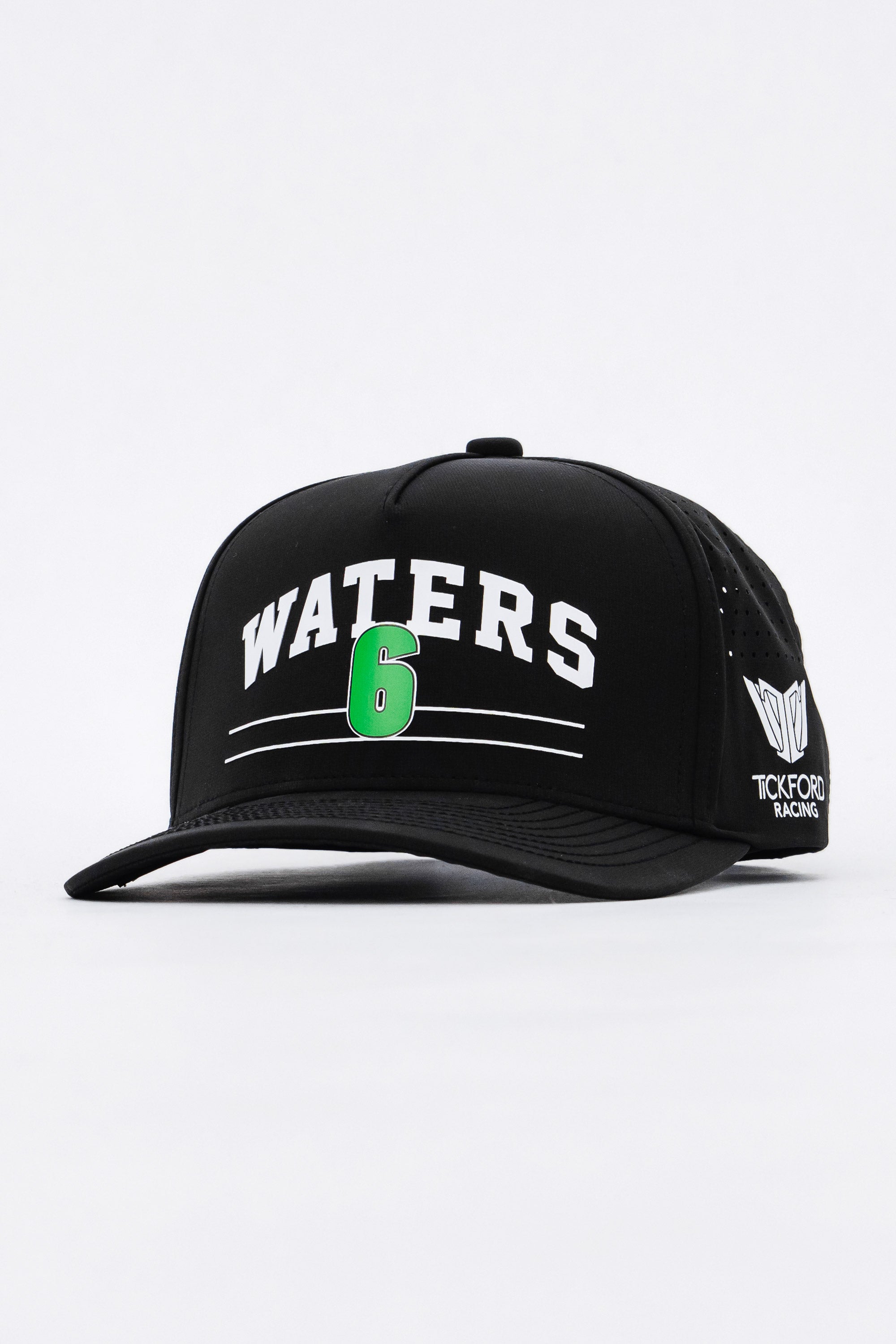 Locked Down Brands Premium Water Resistant ICON Snapback in Collaboration with Tickford Racing and Cam Waters for the 2026 Supercars Championship