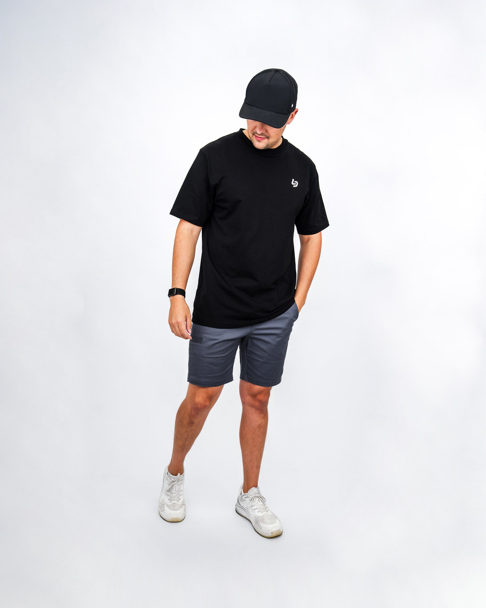 Locked Down Brands Premium Cargo Track Short - Grey