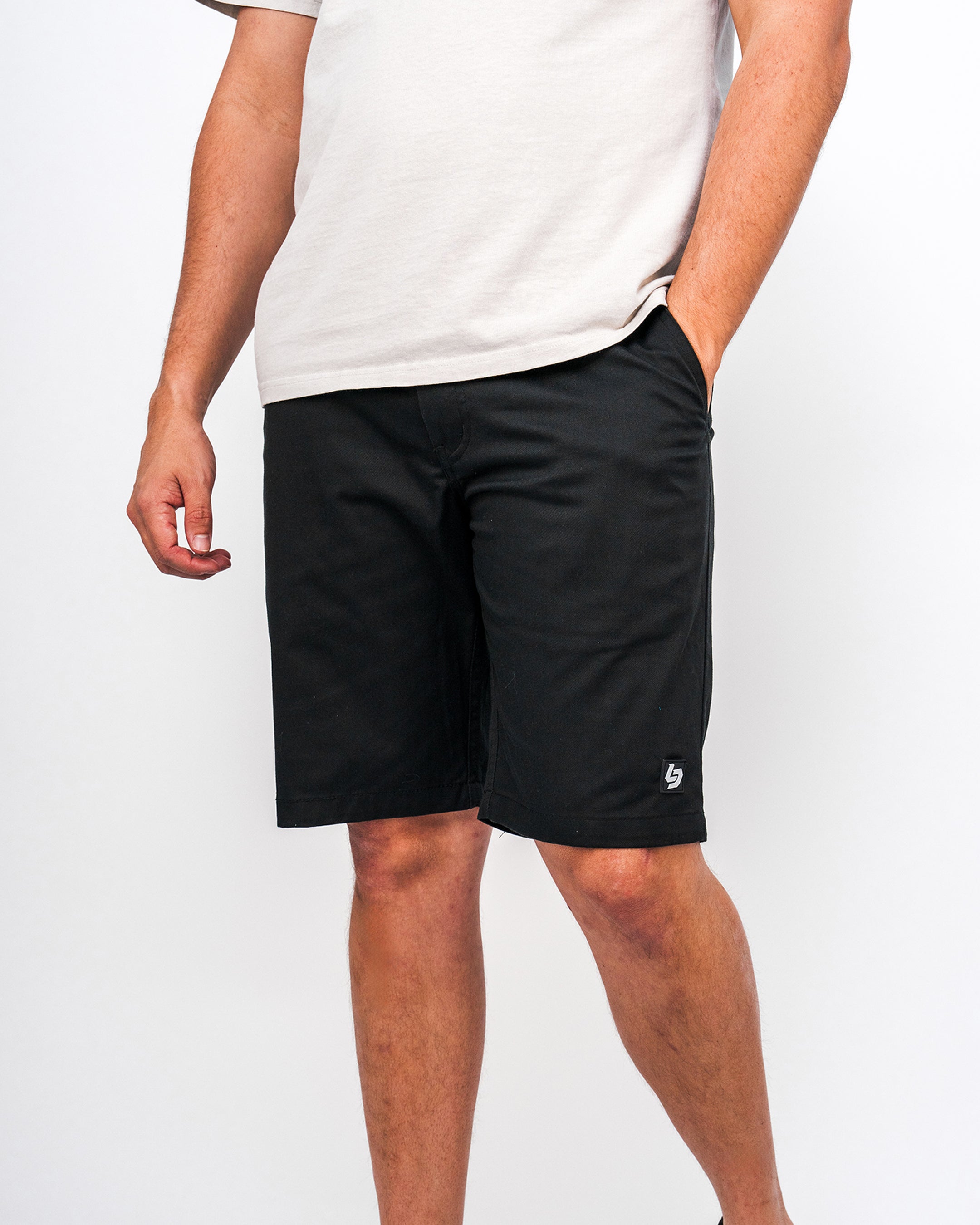 Locked Down Brands Premium Track Short - Black