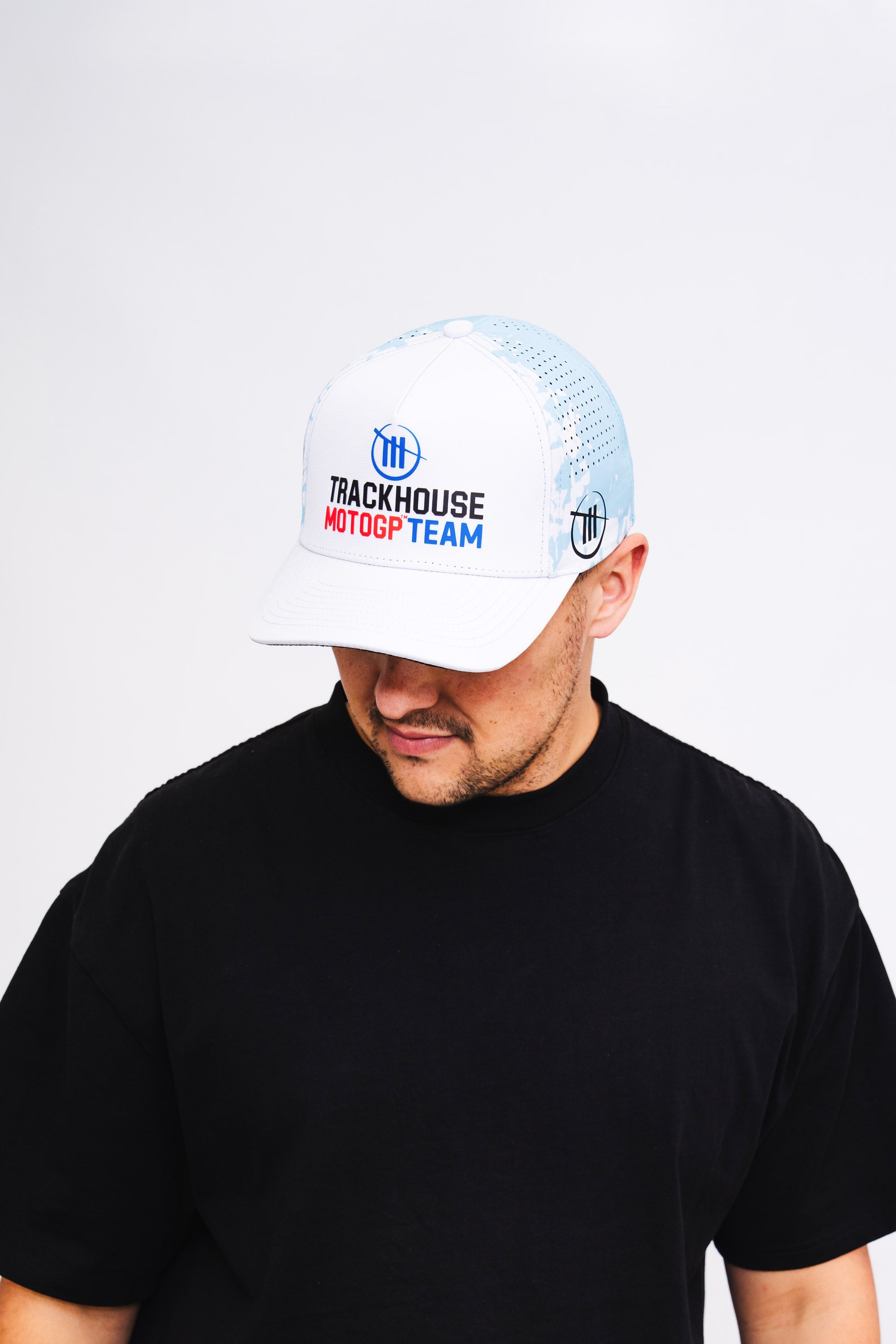 Locked Down Brands Premium Water Resistant ICON Snapback in Collaboration with Trackhouse MOTO GP for the 2025 MOTO GP Racing Season