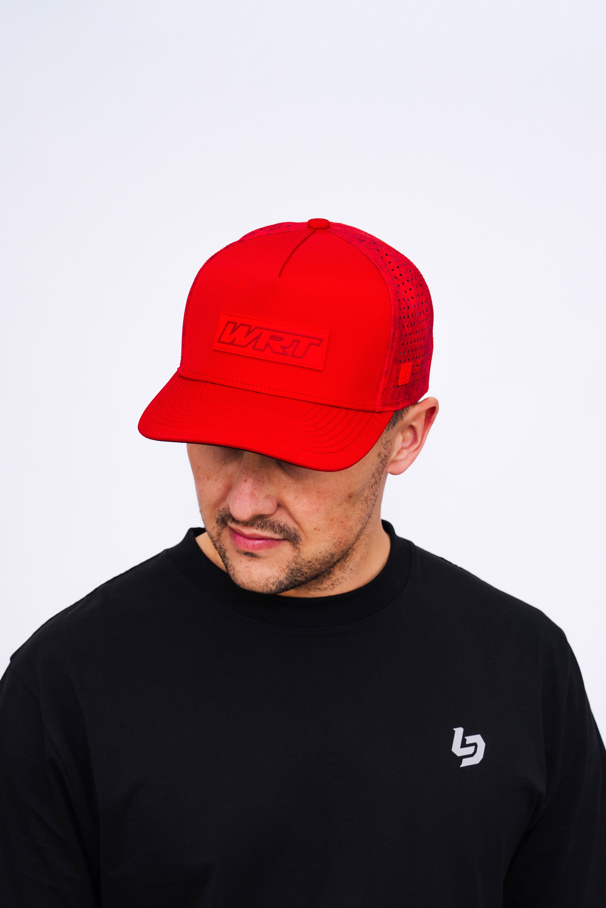 Locked Down Brands Premium Water Resistant ICON Snapback in Collaboration with Team WRT Racing - Red