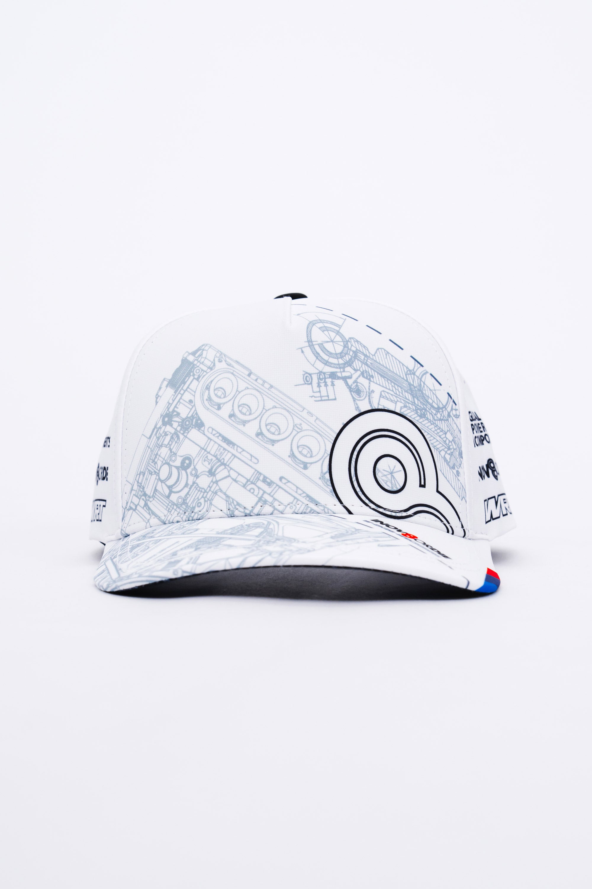 Locked Down Brands Premium Water Resistant ICON Snapback in Collaboration with Team WRT Racing - WEC 2026 SPA Livery
