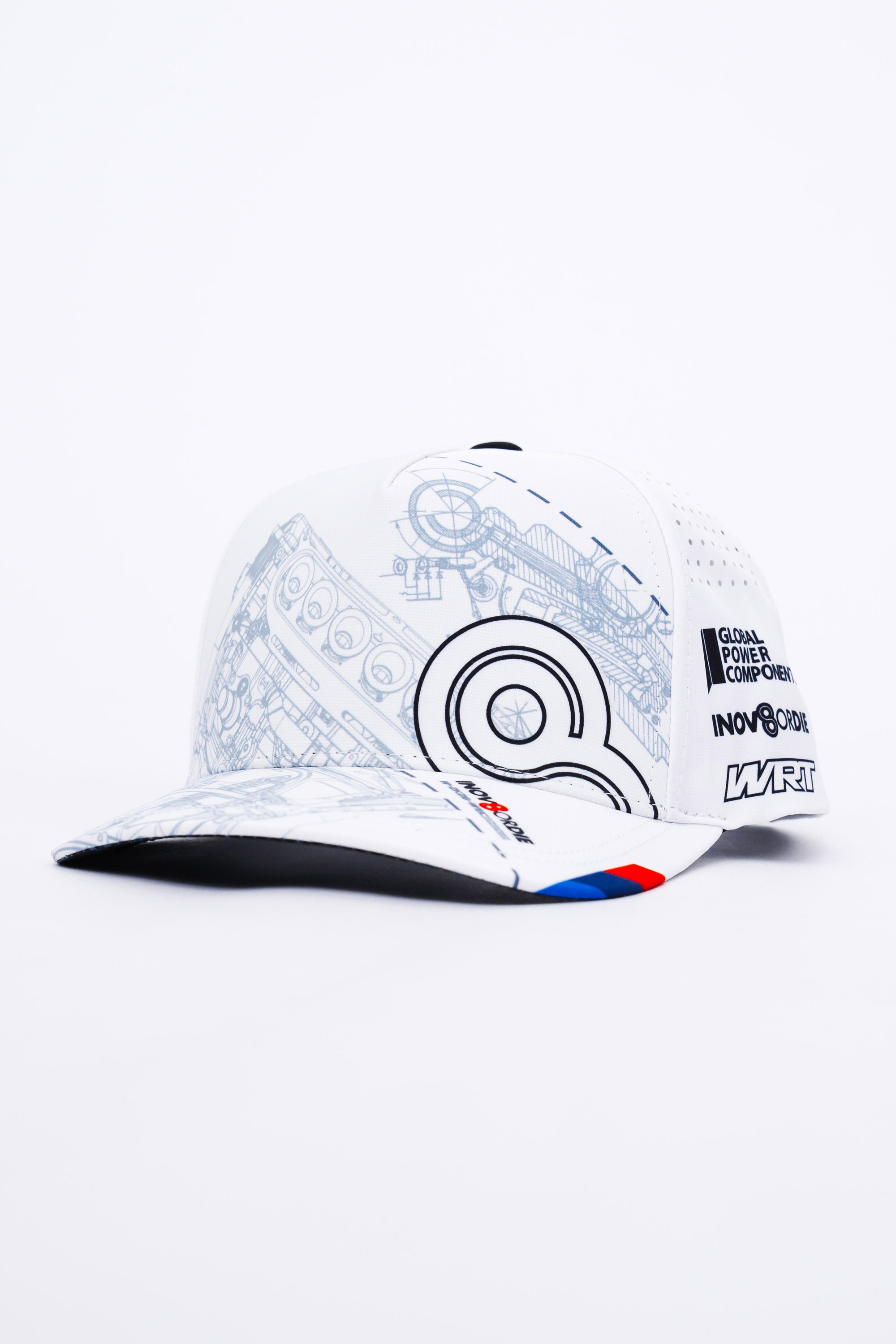 Locked Down Brands Premium Water Resistant ICON Snapback in Collaboration with Team WRT Racing - WEC 2026 SPA Livery