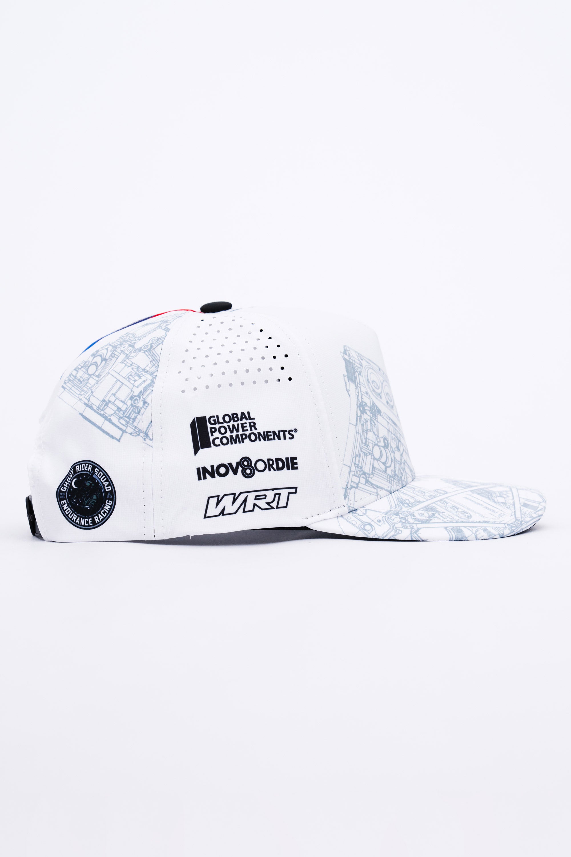 Locked Down Brands Premium Water Resistant ICON Snapback in Collaboration with Team WRT Racing - WEC 2026 SPA Livery