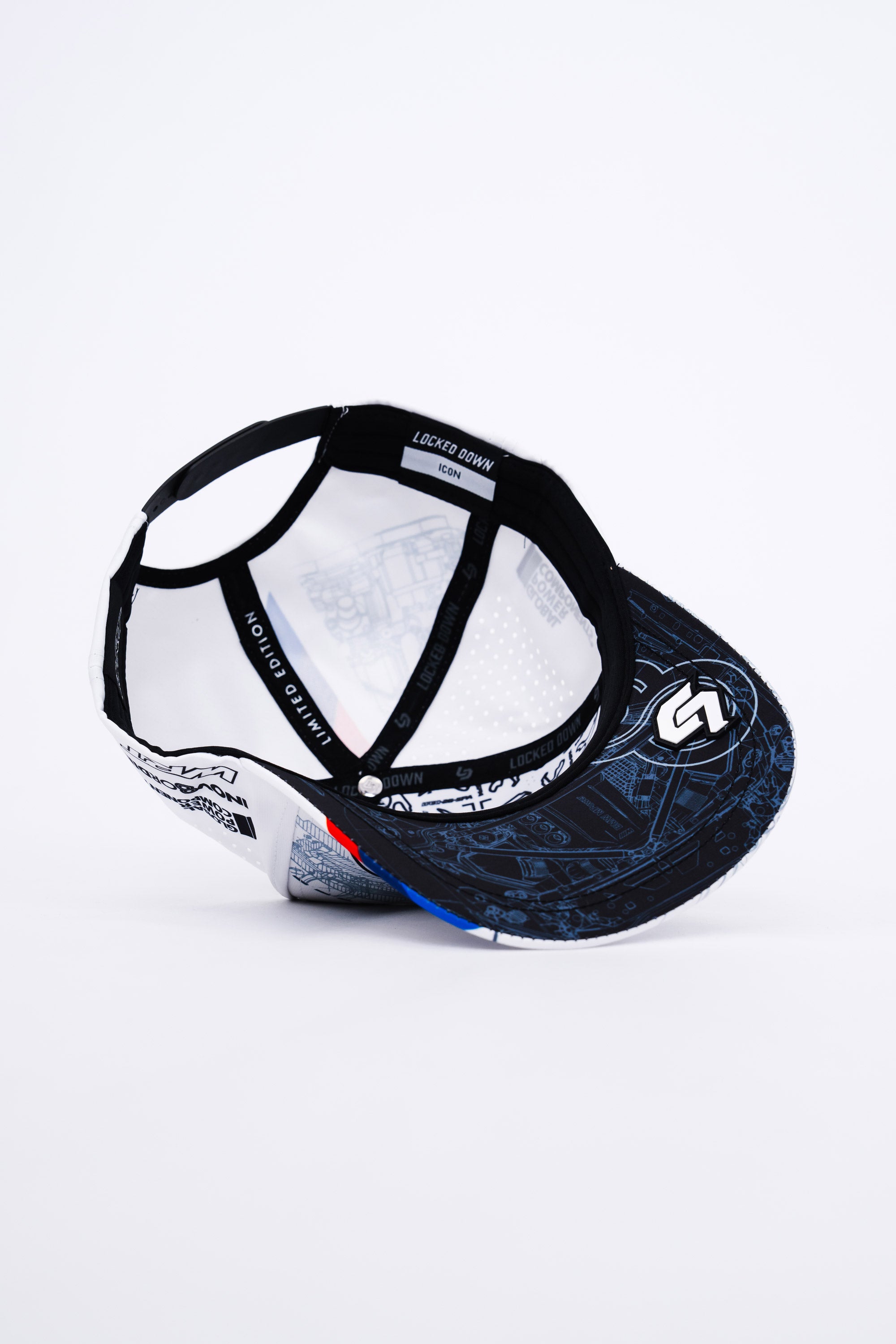Locked Down Brands Premium Water Resistant ICON Snapback in Collaboration with Team WRT Racing - WEC 2026 SPA Livery