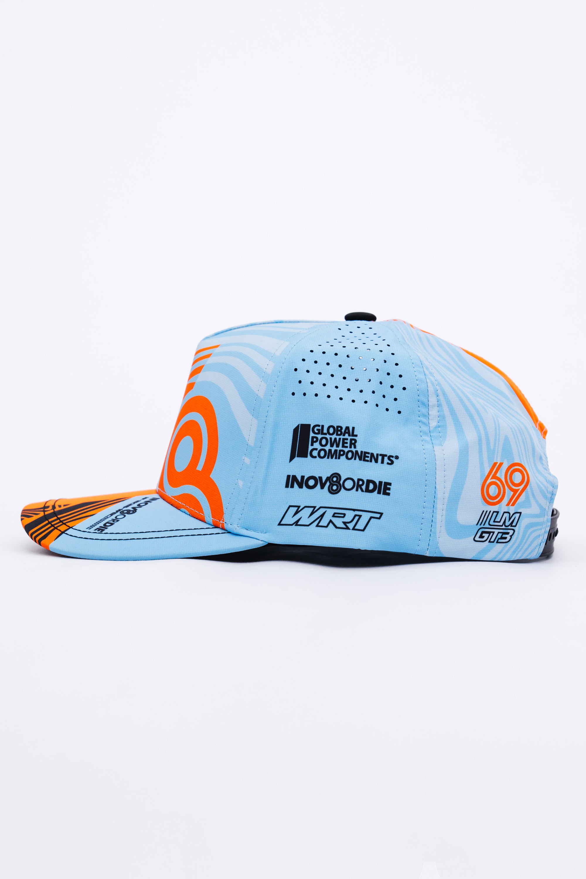 Locked Down Brands Premium Water Resistant ICON Snapback in Collaboration with Team WRT Racing - WEC 2026 Le Mans Livery