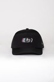 Locked Down Brands Premium Water Resistant ICON Wall Snapback - Black | Front View