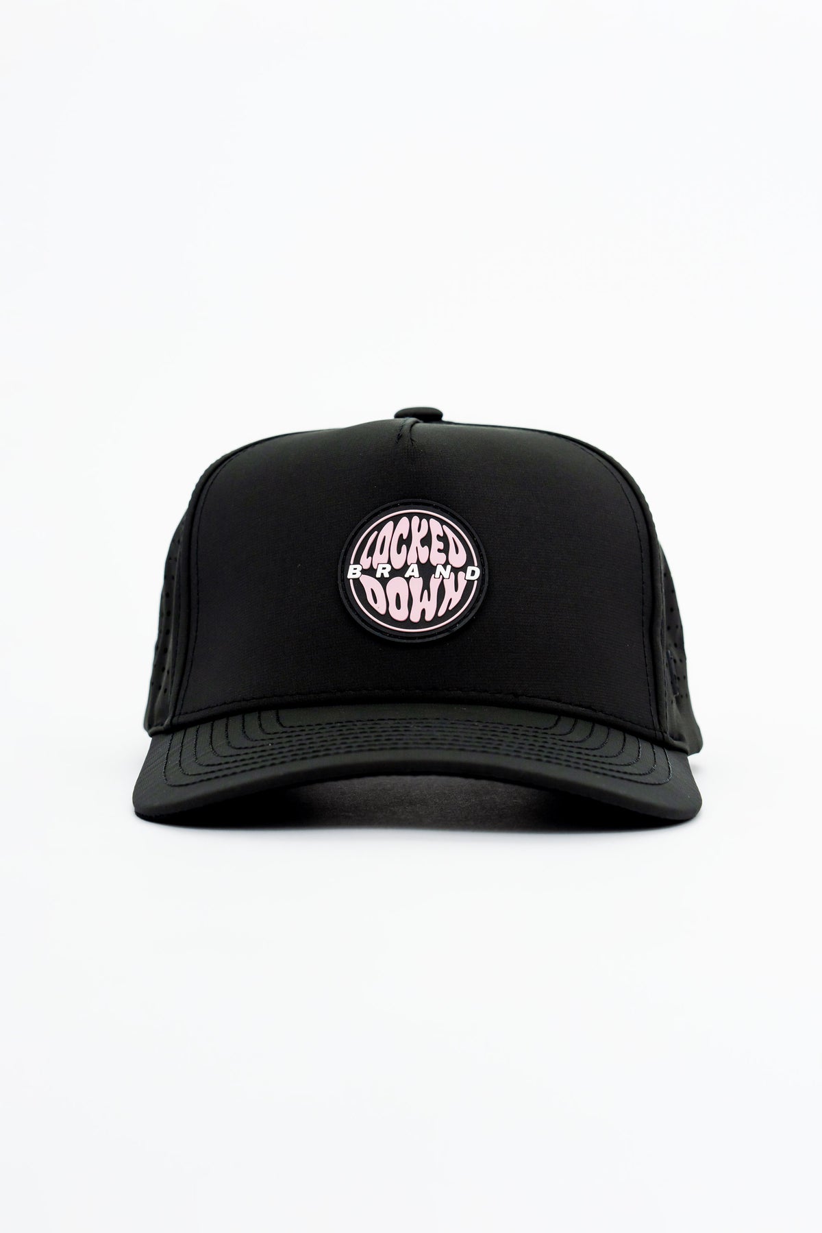 Locked Down Brands Premium Water Resistant ICON Wave Snapback - Black