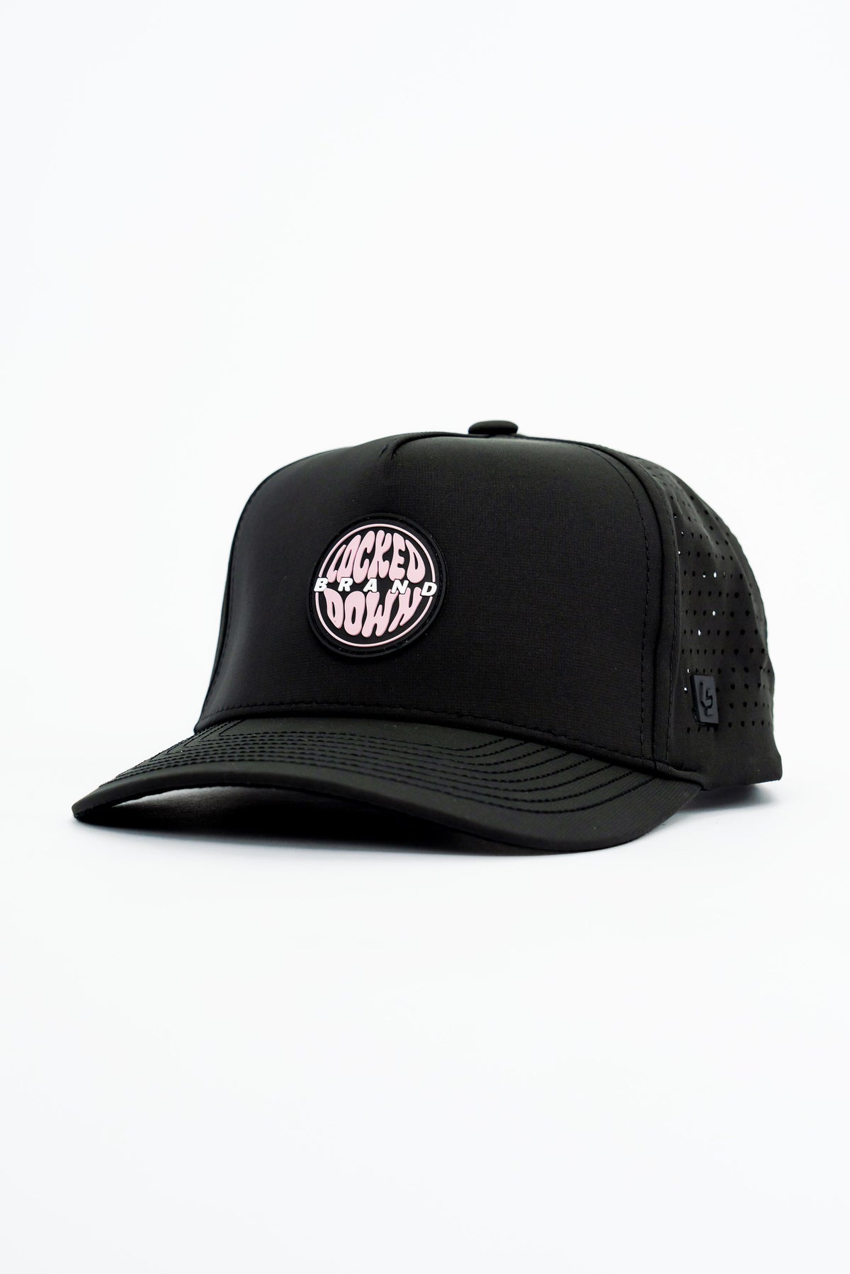 Locked Down Brands Premium Water Resistant ICON Wave Snapback - Black