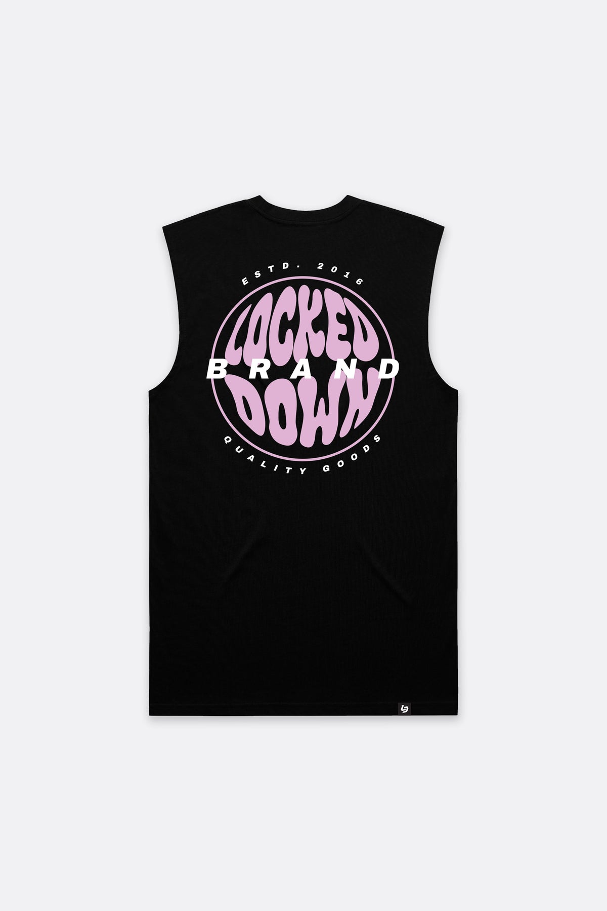 Locked Down Brands Premium Wave Tank - Black