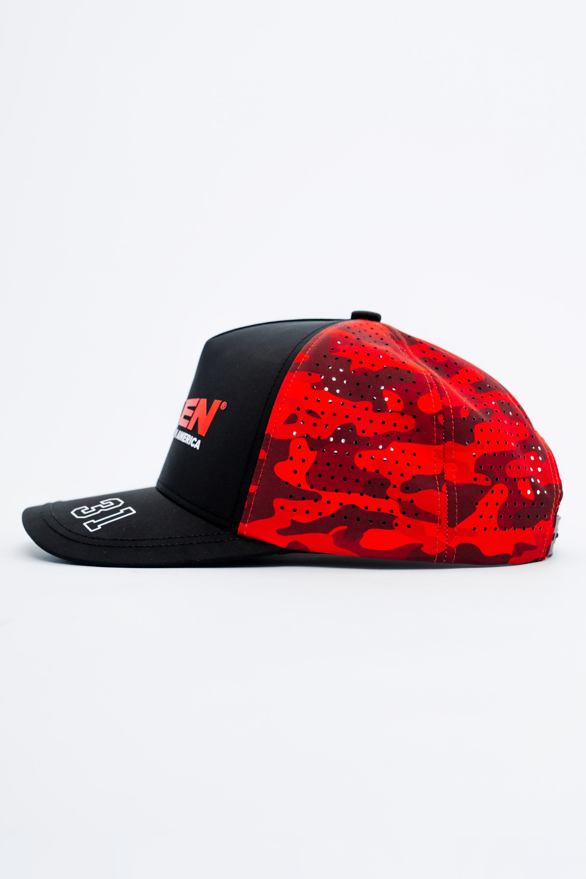 Locked Down Brands Premium Water Resistant ICON Snapback in Collaboration with Whelen Cadillac Racing in IMSA
