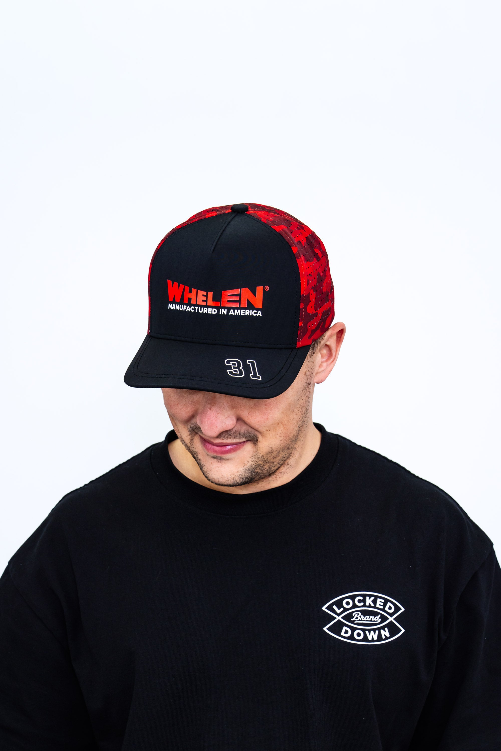 Locked Down Brands Premium Water Resistant ICON Snapback in Collaboration with Whelen Cadillac Racing in IMSA