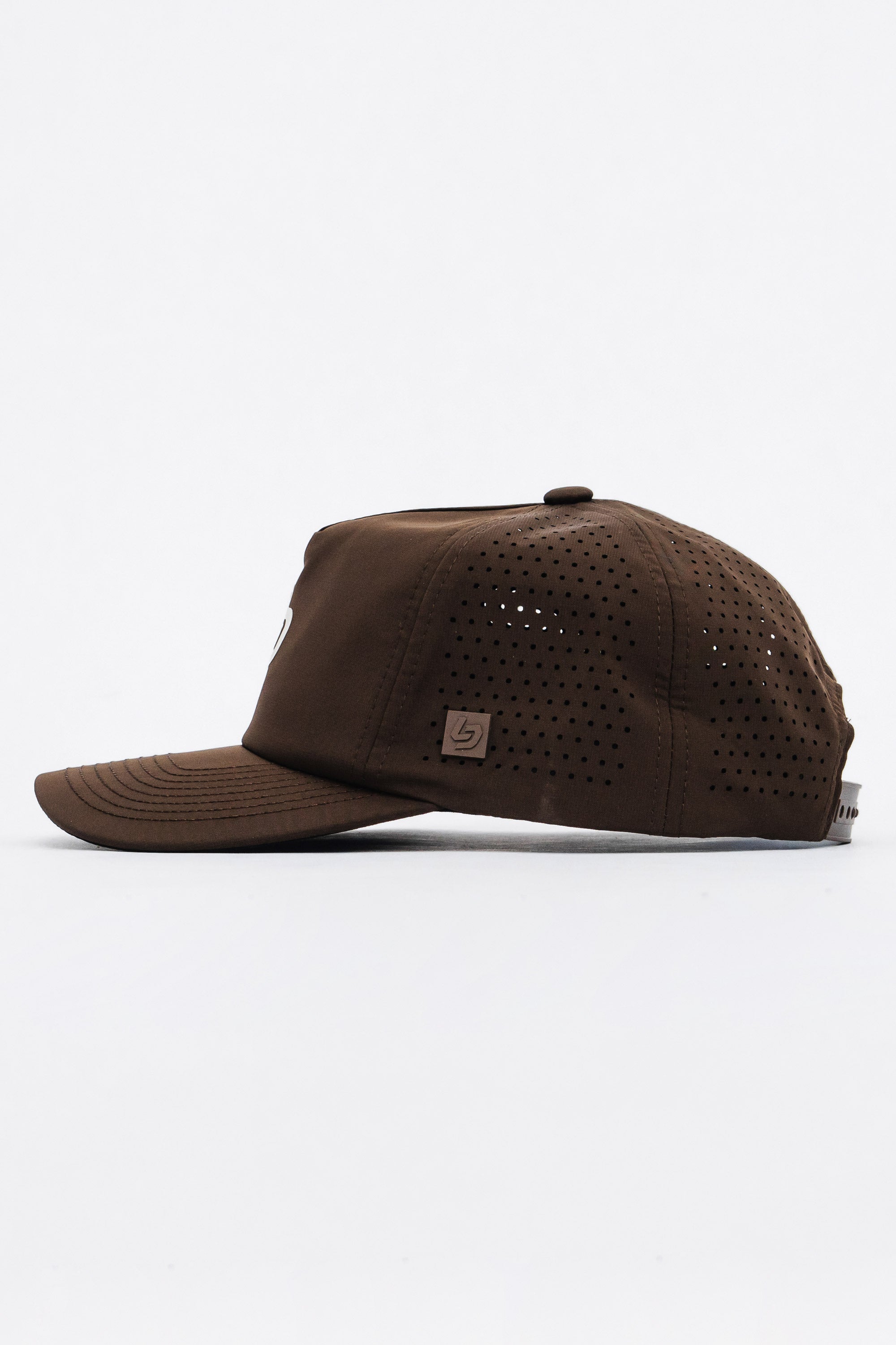 Locked Down Brands Premium Water Resistant TRAIL Winged Snapback - Coffee