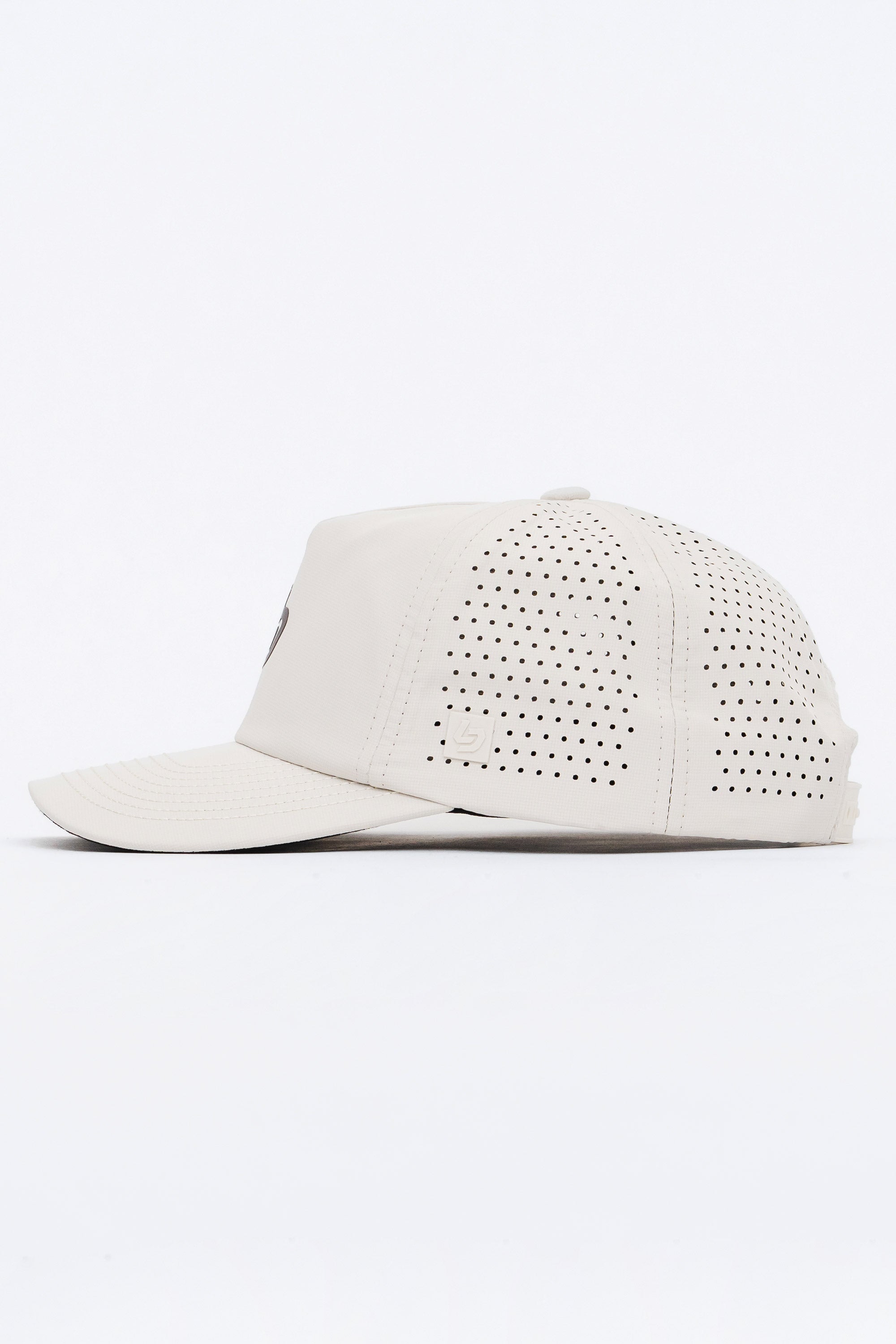 Locked Down Brands Premium Water Resistant TRAIL Winged Snapback - Cream