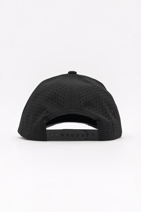 Locked Down Brands Premium Water Resistant ICON LD Snapback - Black