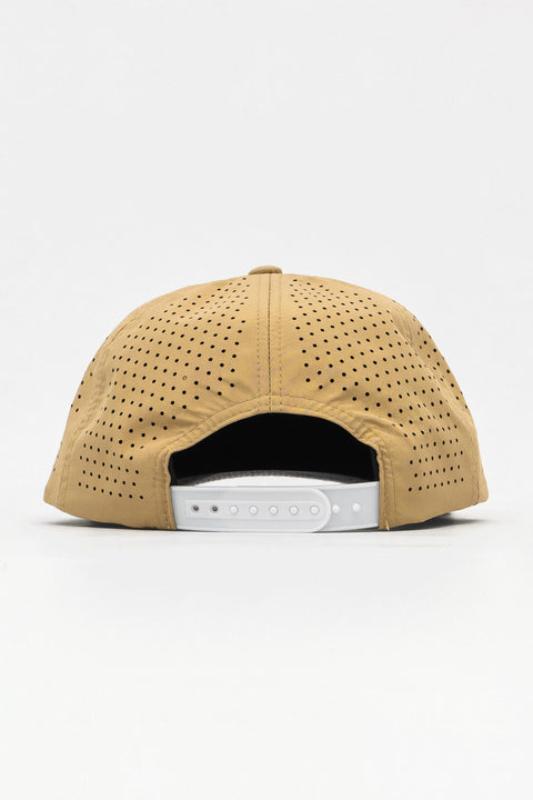 Locked Down Brands Premium Water Resistant TRAIL Block Snapback - Dune 