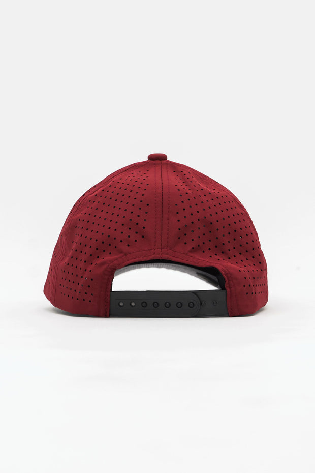 Locked Down Brands Premium Water Resistant CLASSIC Brand Snapback - Maroon