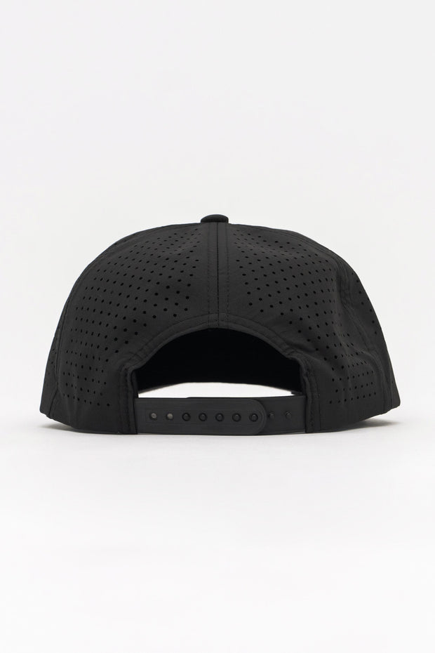 Locked Down Brands Premium Water Resistant TRAIL Block Snapback - Black