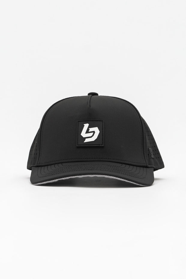 Locked Down Brands Premium Water Resistant ICON LD Snapback - Black