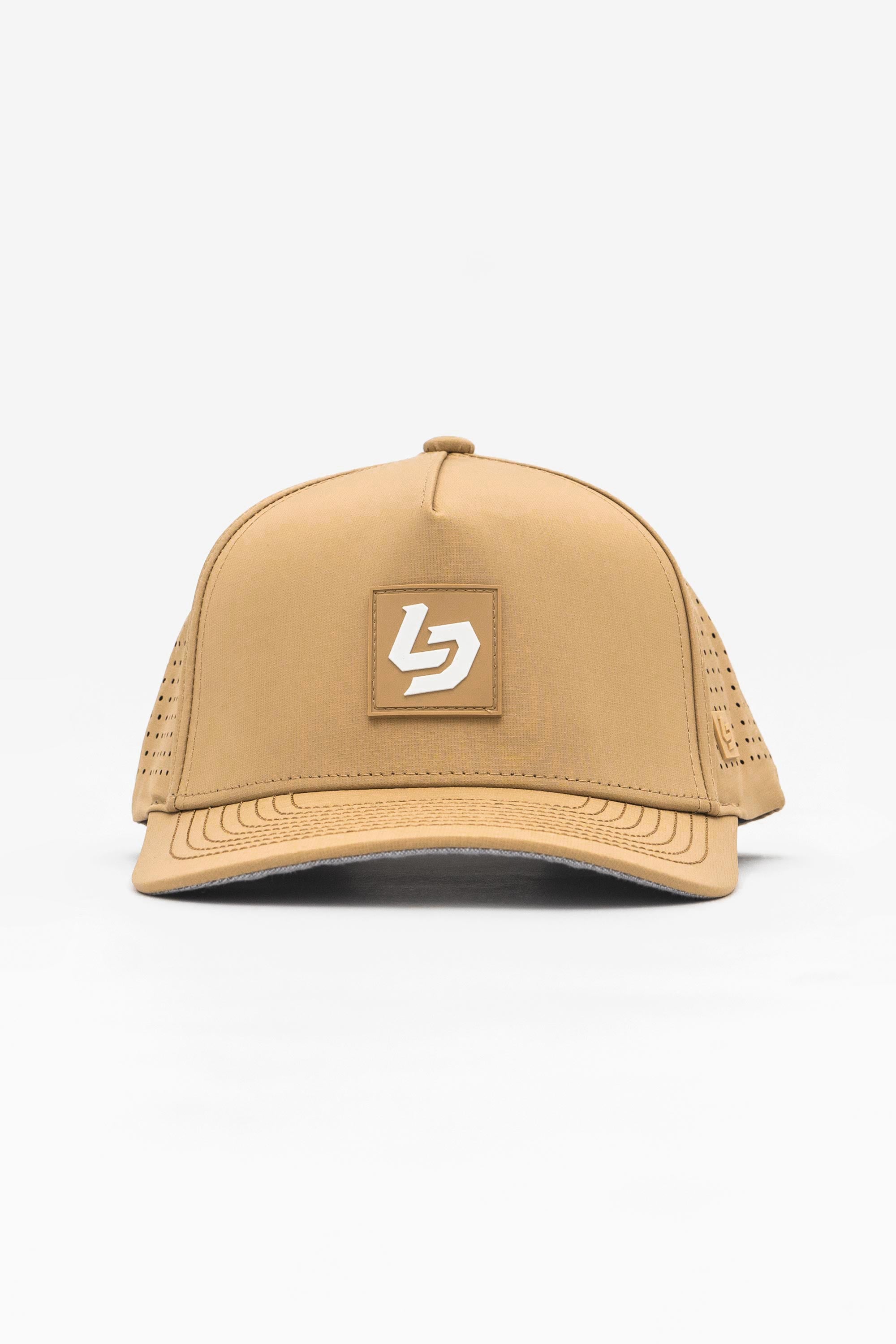 Locked Down Brands Premium Water Resistant ICON LD Snapback - Dune