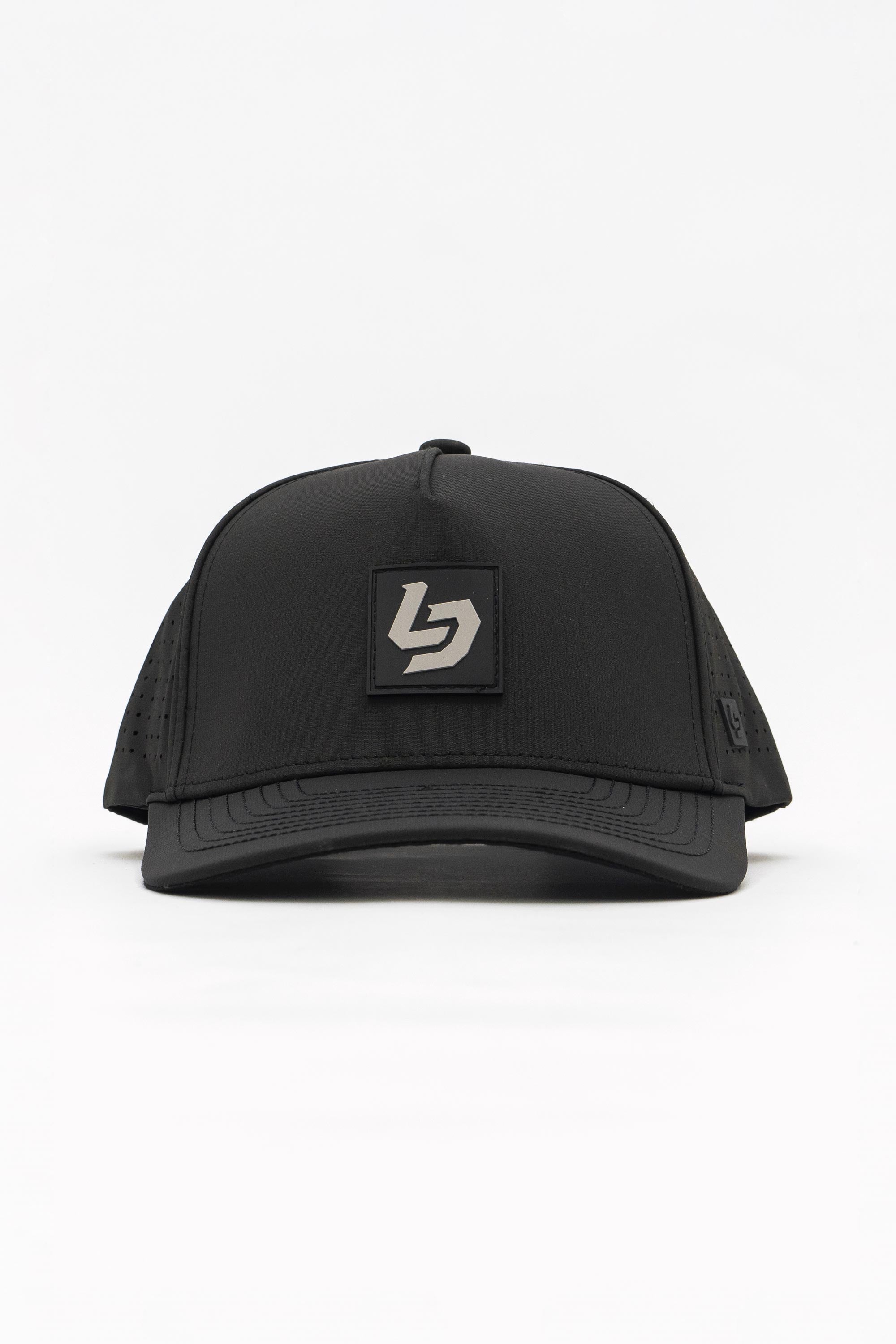 Locked Down Brands Premium Water Resistant ICON LD Snapback - Blackout