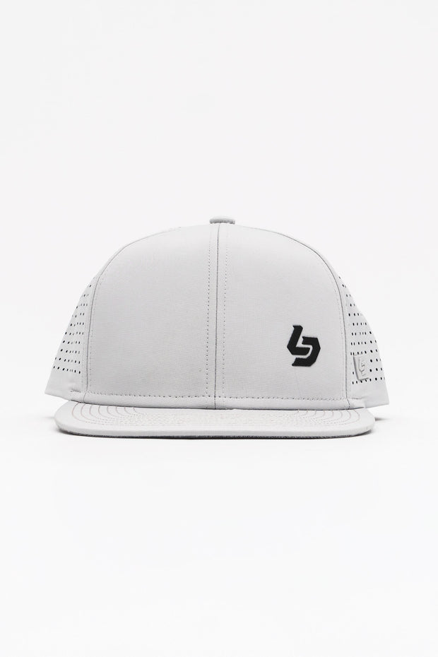 Locked Down Brands Premium Water Resistant BASE Brand Snapback - Stone Grey