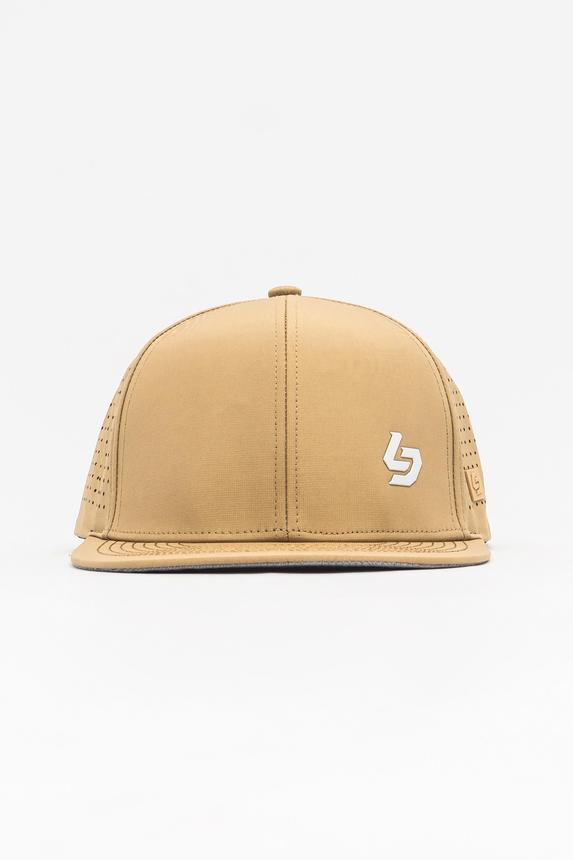 Locked Down Brands Premium Water Resistant BASE Brand Snapback - Dune 