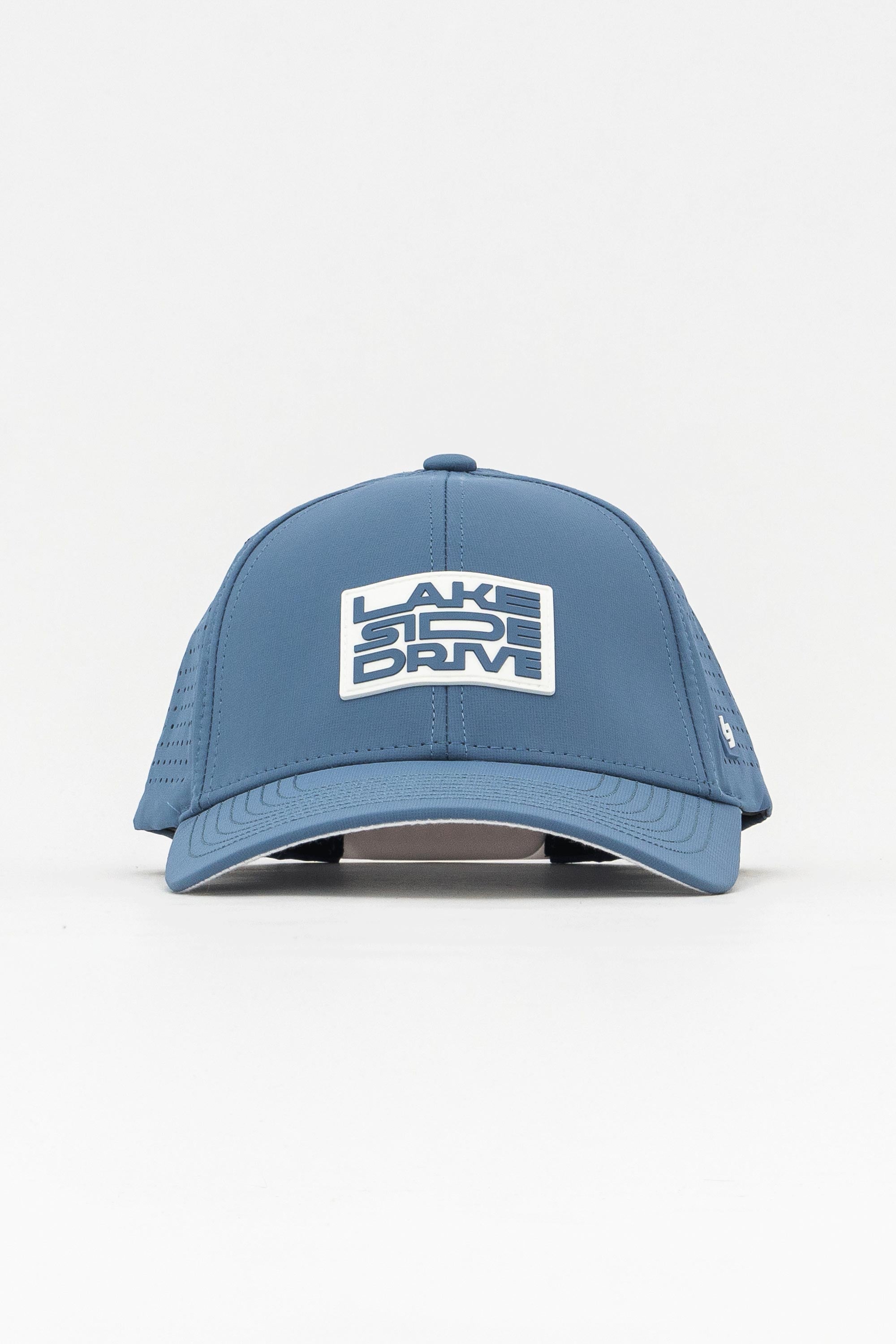 Locked Down Brands Premium Water Resistant CLASSIC Snapback in Collaboration with Lakeside Drive Podcast - Blue