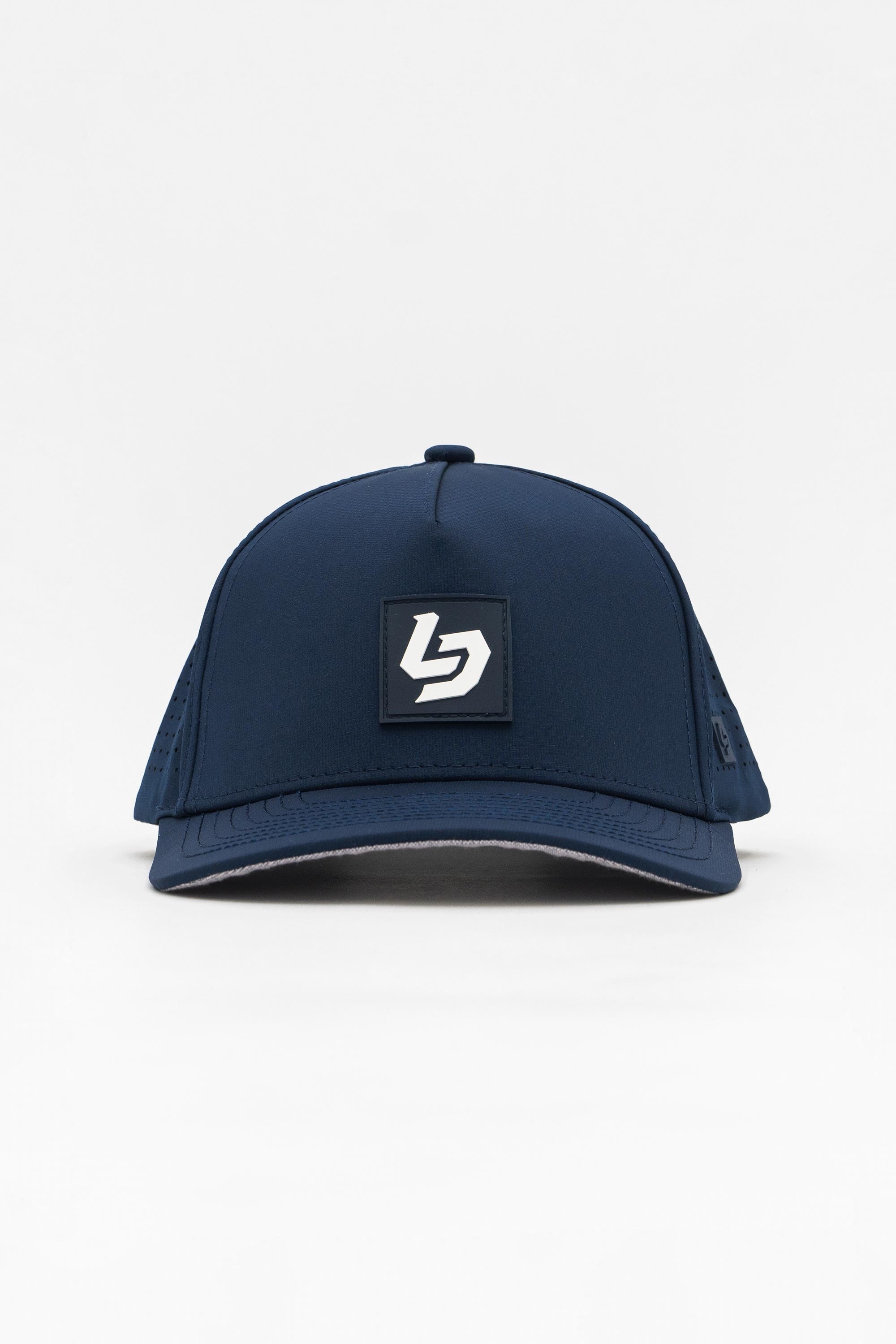 Locked Down Brands Premium Water Resistant ICON LD Snapback - Navy