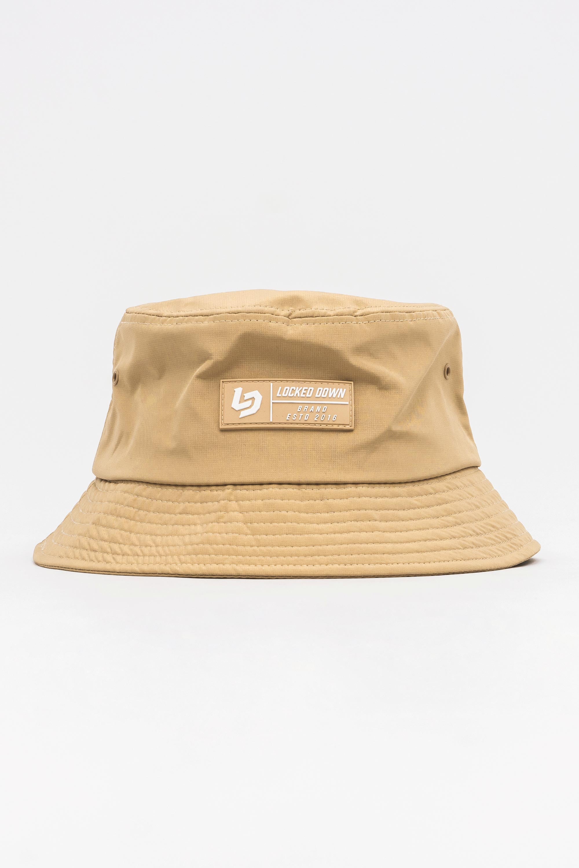 Locked Down Brands Premium Water Resistant Bucket Hat - Dune