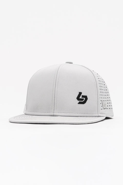 Locked Down Brands Premium Water Resistant BASE Brand Snapback - Stone Grey