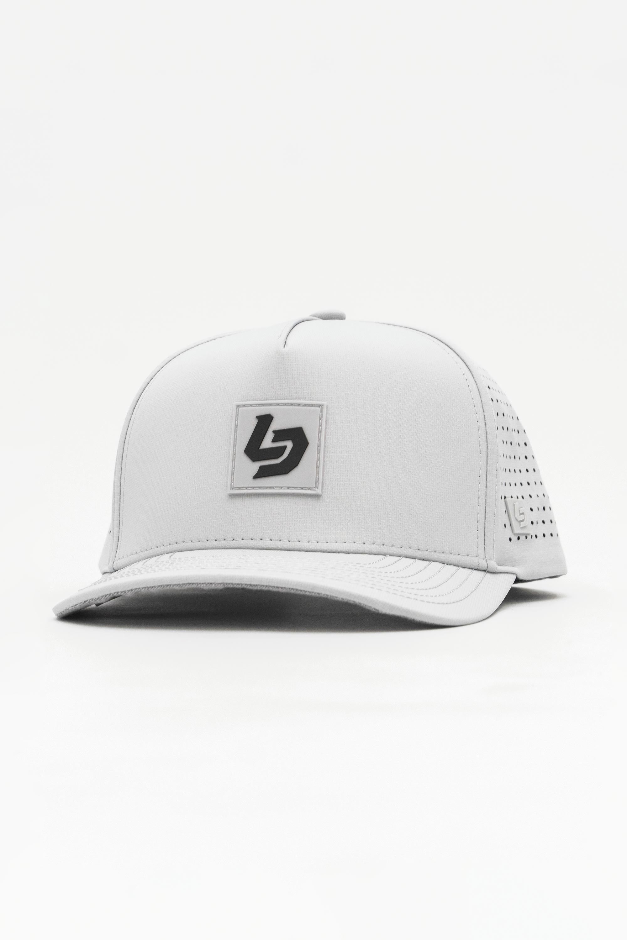 Locked Down Brands Premium Water Resistant ICON LD Snapback - Stone Grey