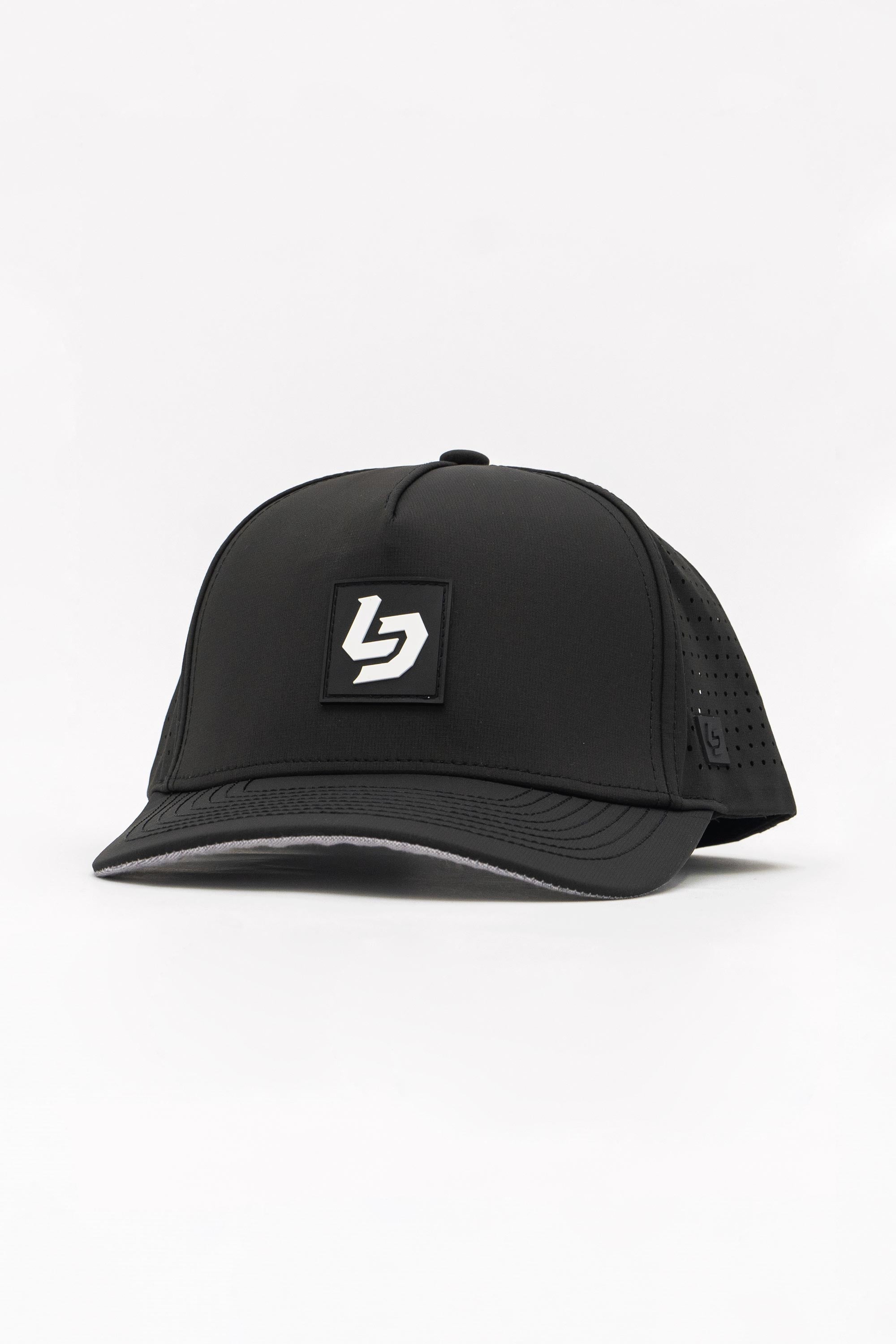 Locked Down Brands Premium Water Resistant ICON LD Snapback - Black