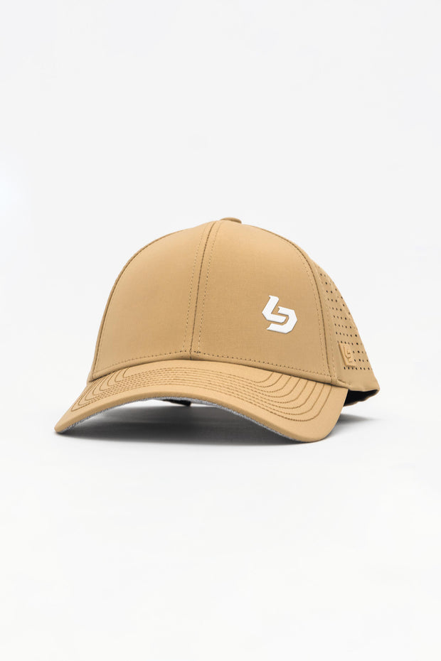 Locked Down Brands Premium Water Resistant CLASSIC Brand Snapback - Dune