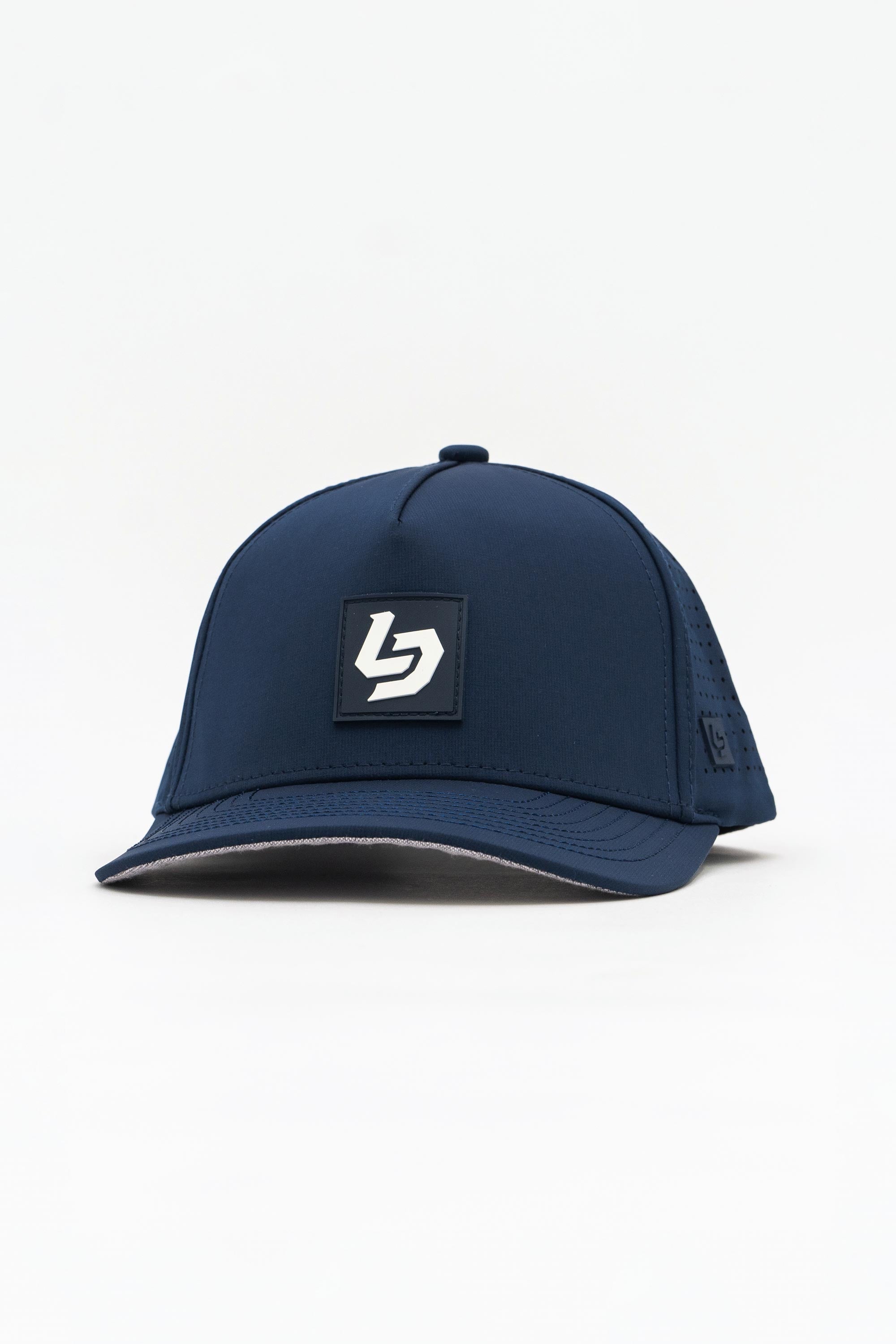 Locked Down Brands Premium Water Resistant ICON LD Snapback - Navy