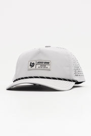 Locked Down Brands Premium Water Resistant TRAIL Block Snapback - Stone Grey