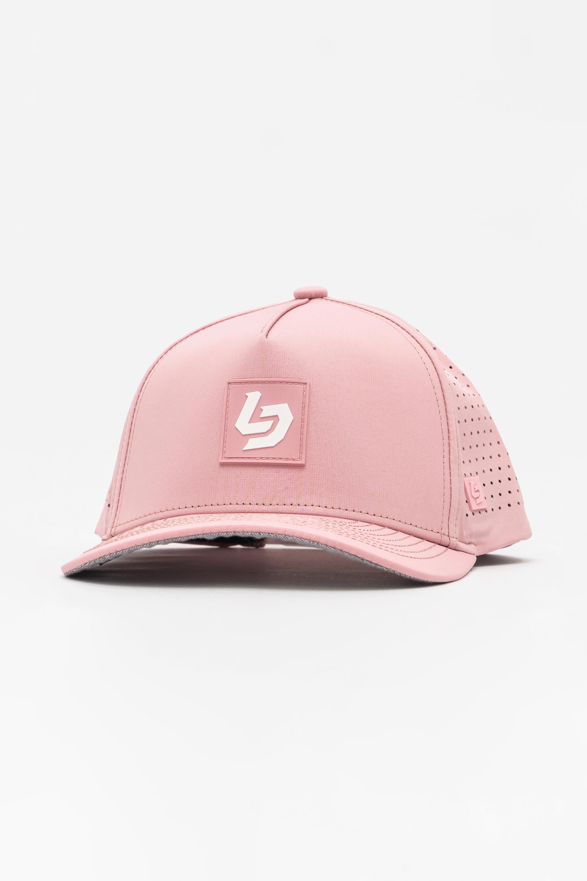 Locked Down Brands Premium Water Resistant ICON LD Snapback - Pink